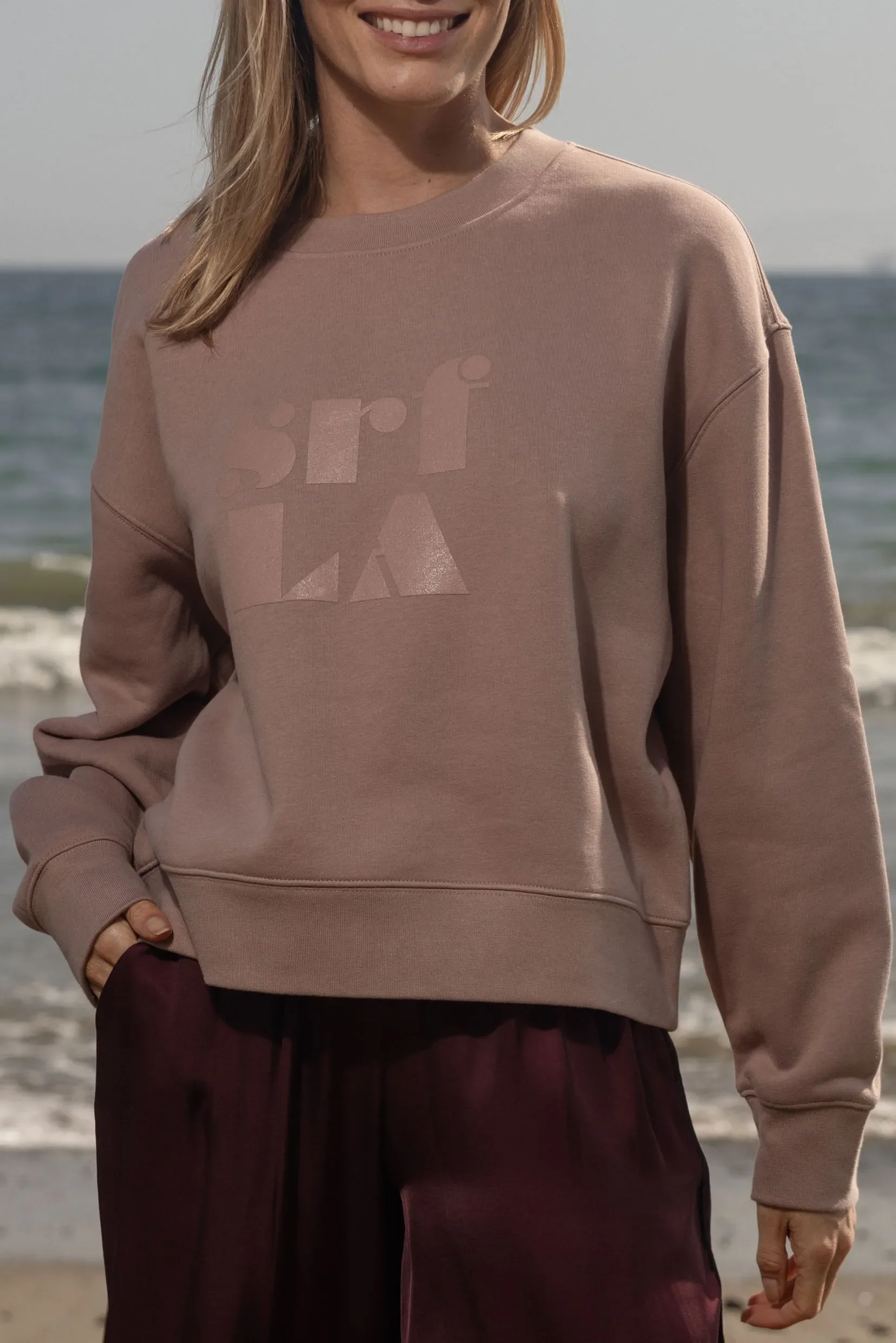 70's SRF LA Classic Crewneck - Rose - Image 5