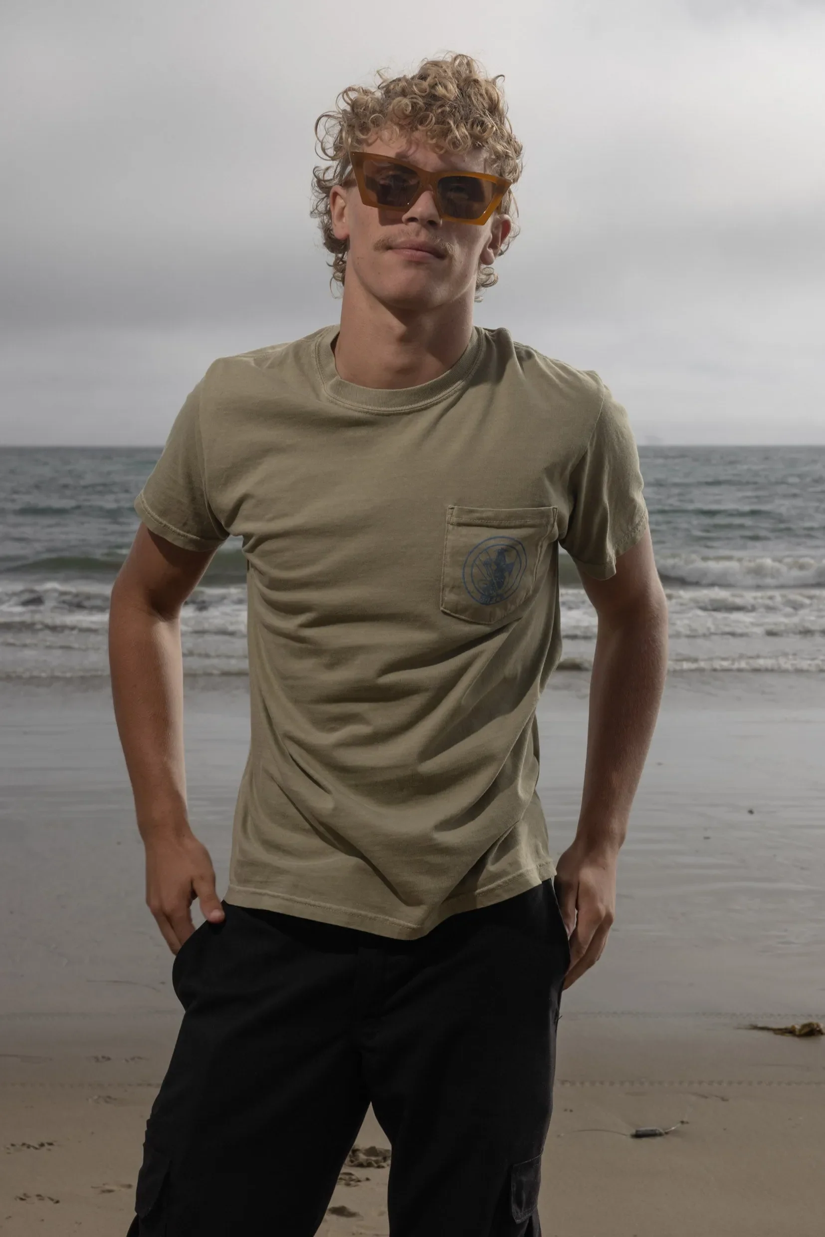 SRF Guy Tee - Dusty Sand - Image 4