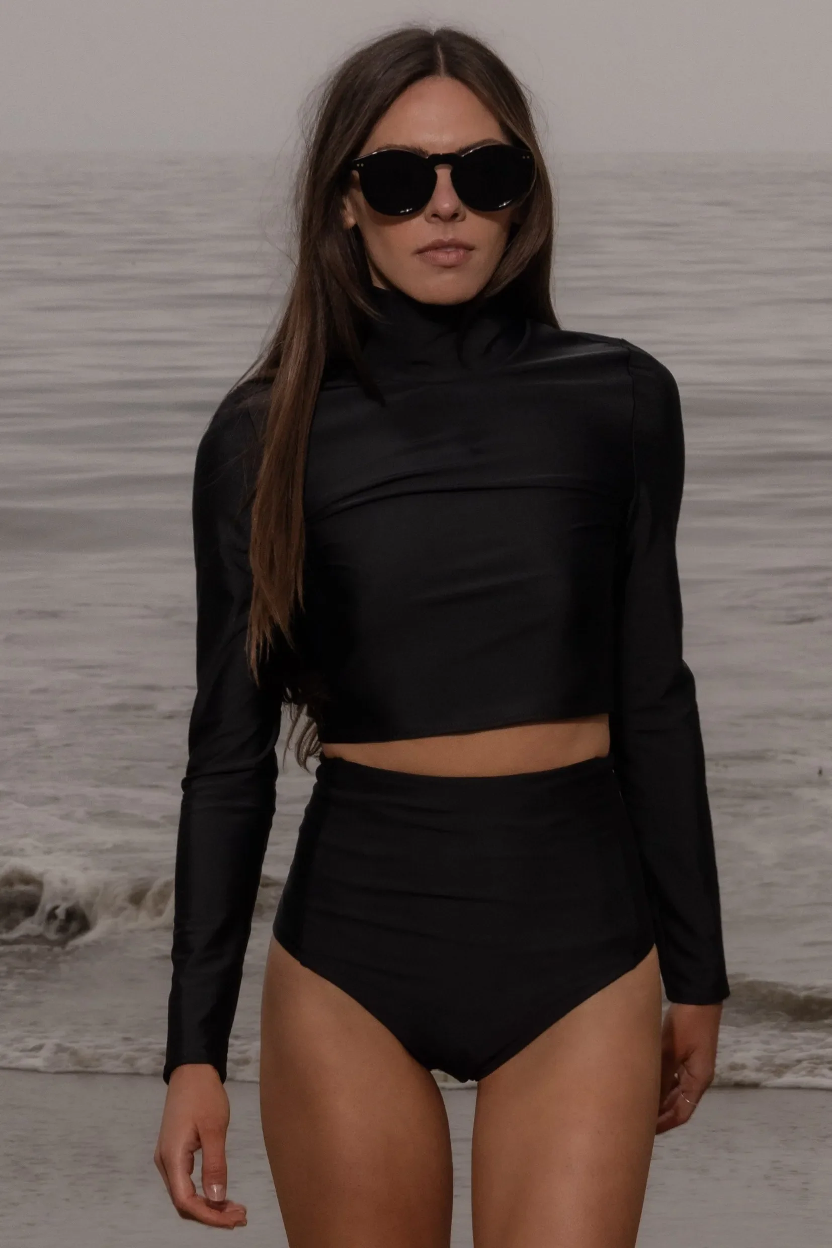 Aegean Rashguard - Black - Image 6