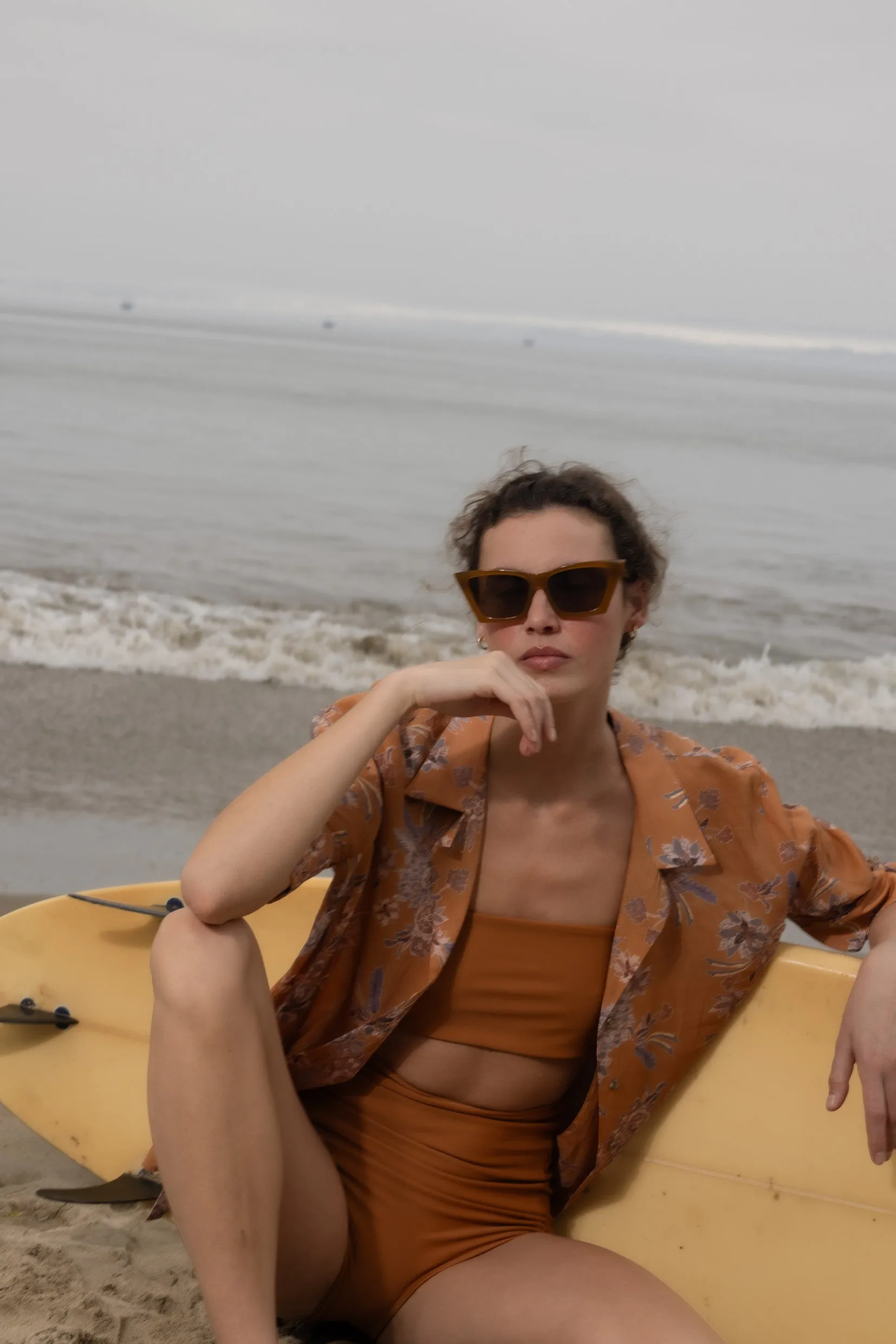 Bali Shirt - Orange Batik - Image 2