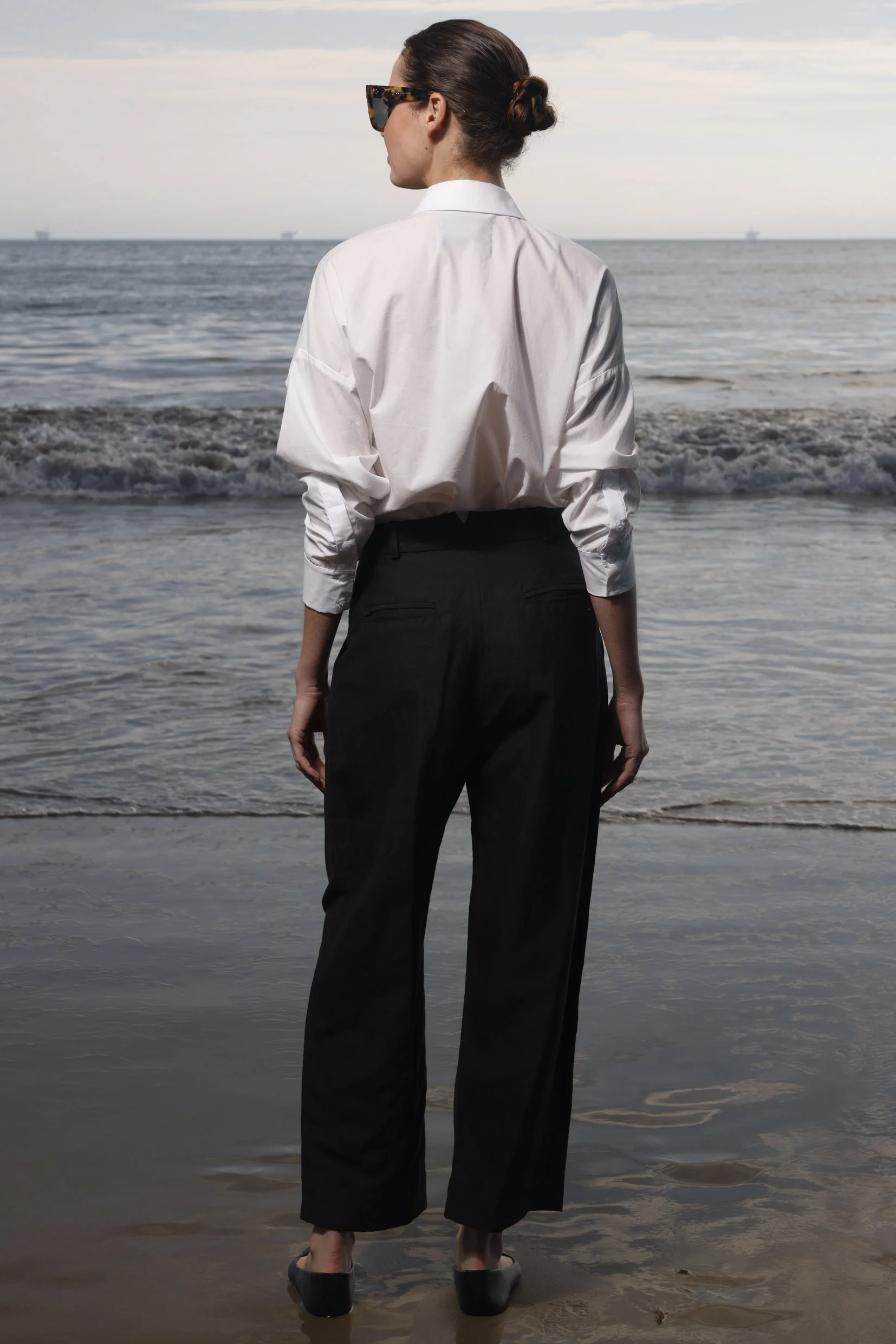 Baptise Pant - Black Linen - Image 3