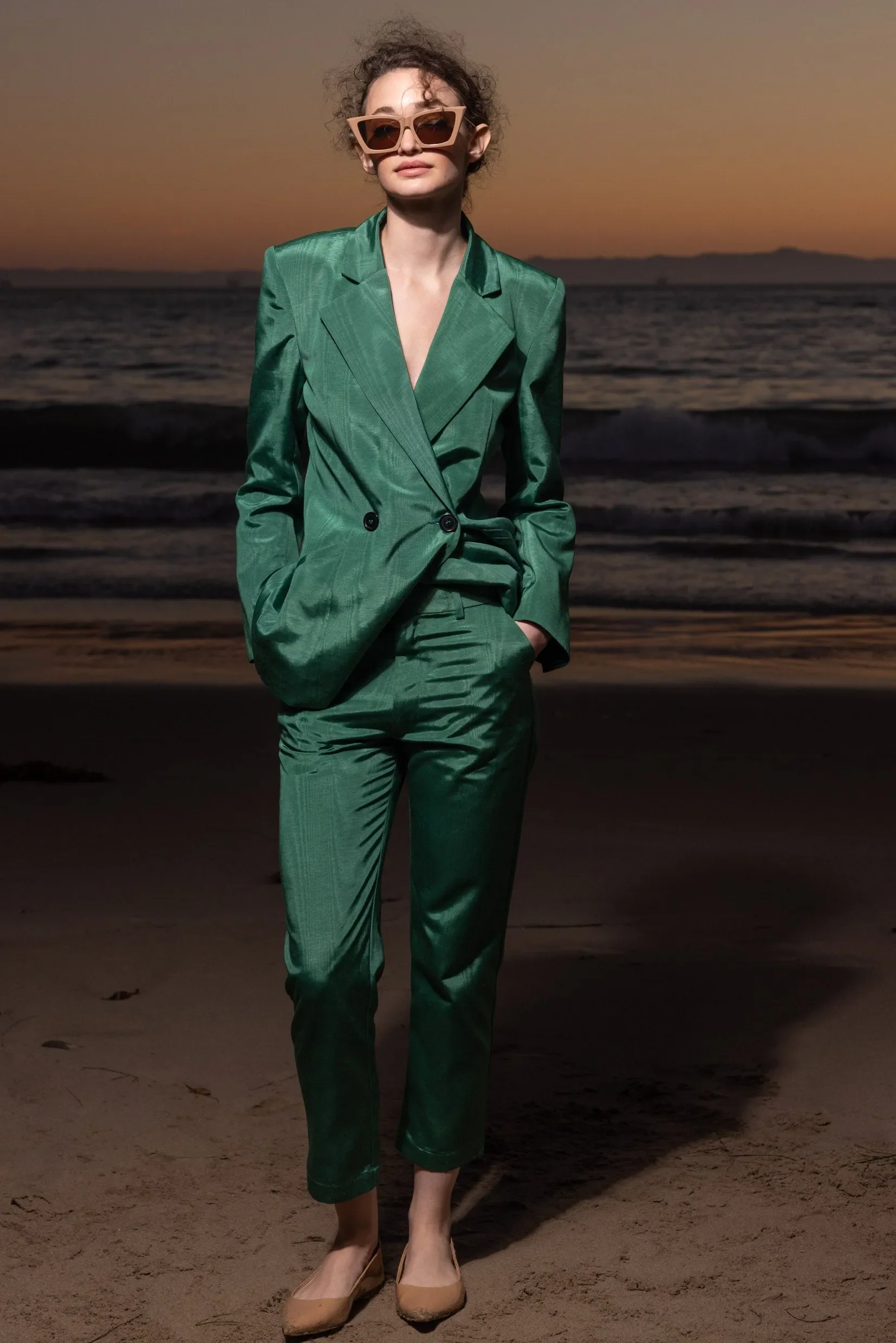 Bruno Pant - Green Moire - Image 5
