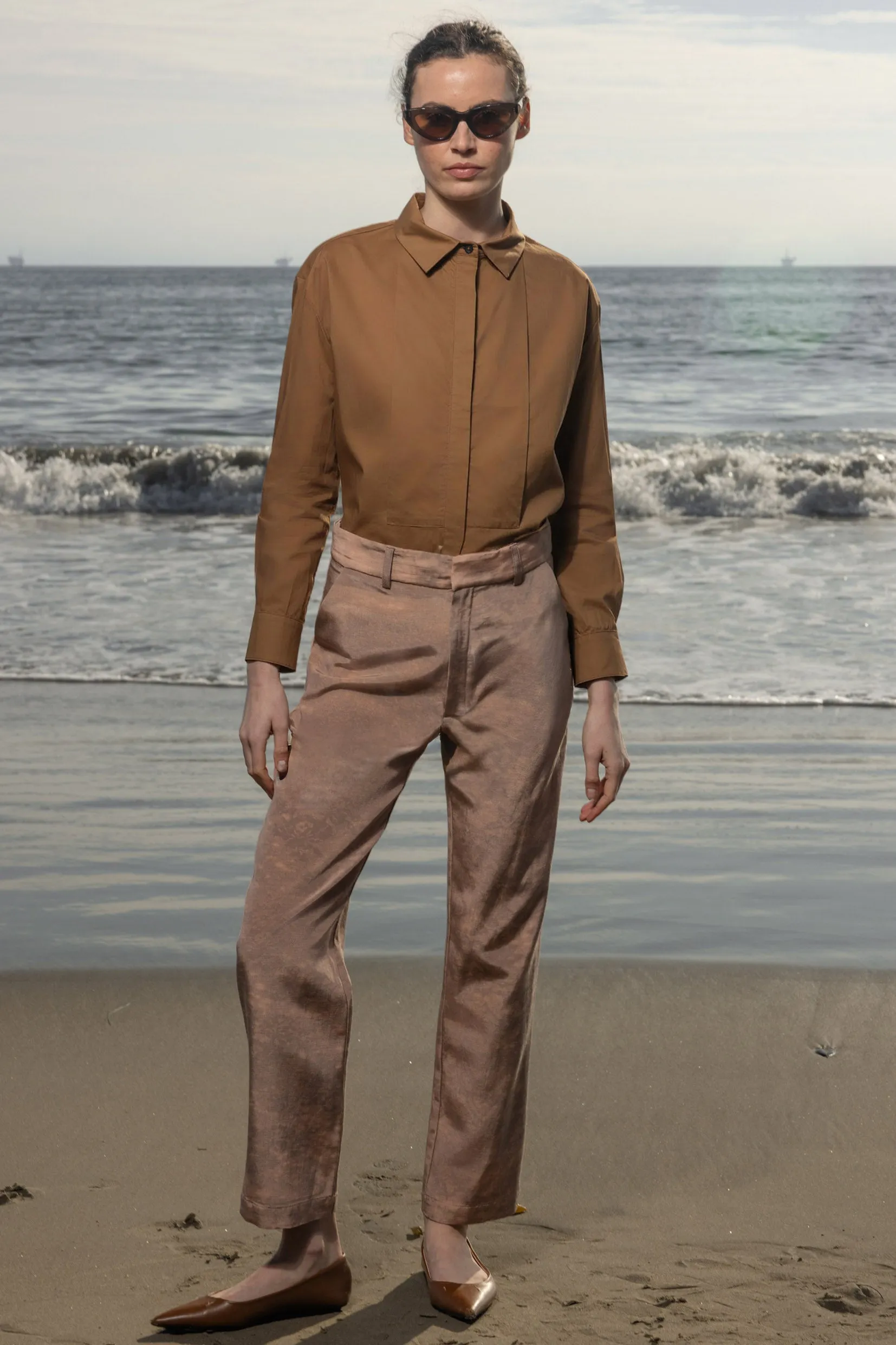 Bruno Pant - Rose Lace Moire
