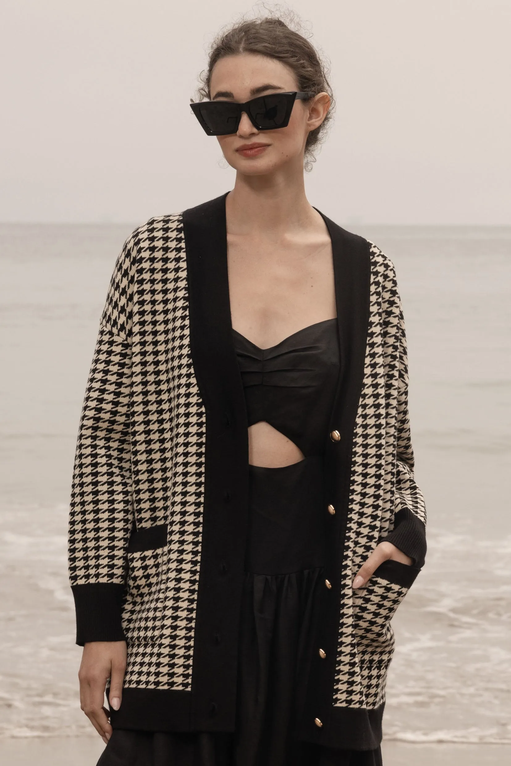 Calvi Dress - Black Linen - Image 5