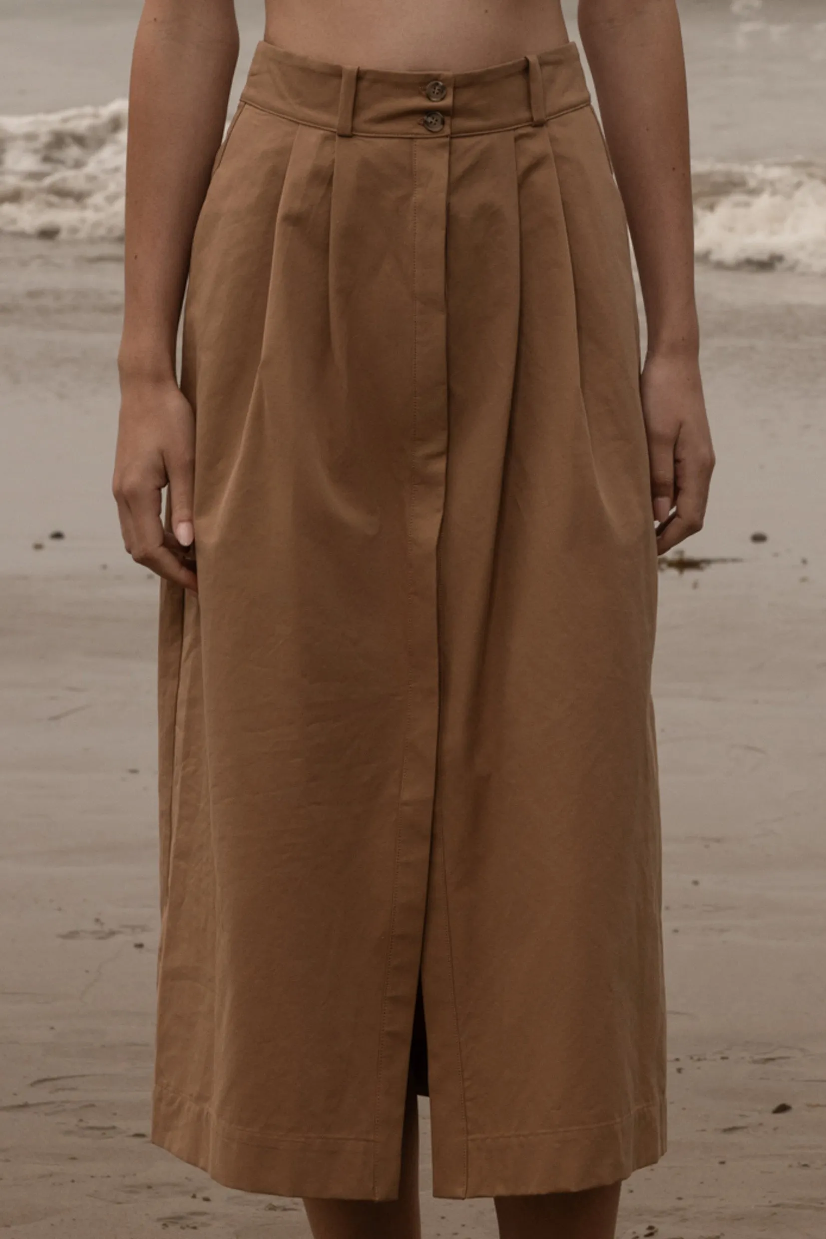 Camille Skirt - Caramel Trench - Image 3