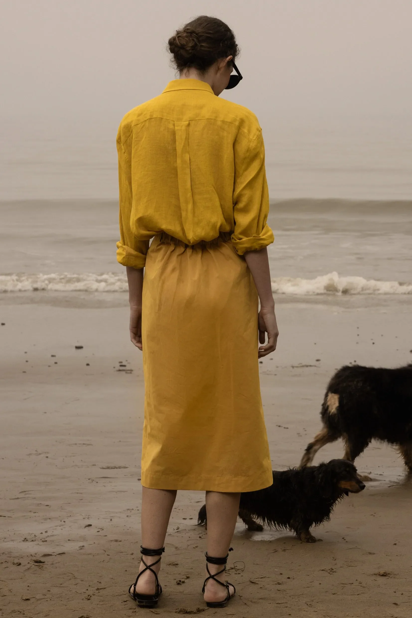 Camille Skirt - Jaune Trench - Image 2