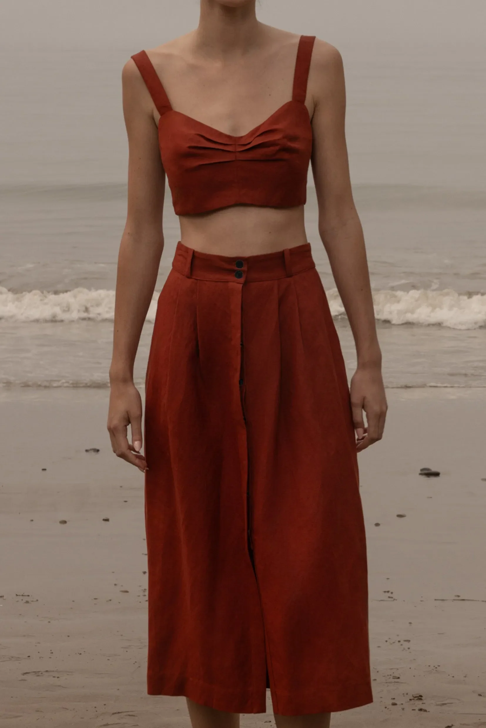 Camille Skirt - Sienna Silk & Hemp - Image 4