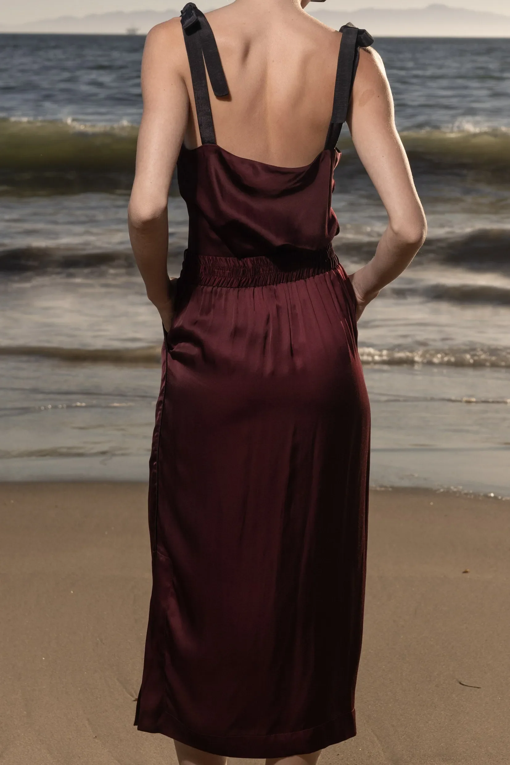 Caraco Top - Burgundy - Image 9