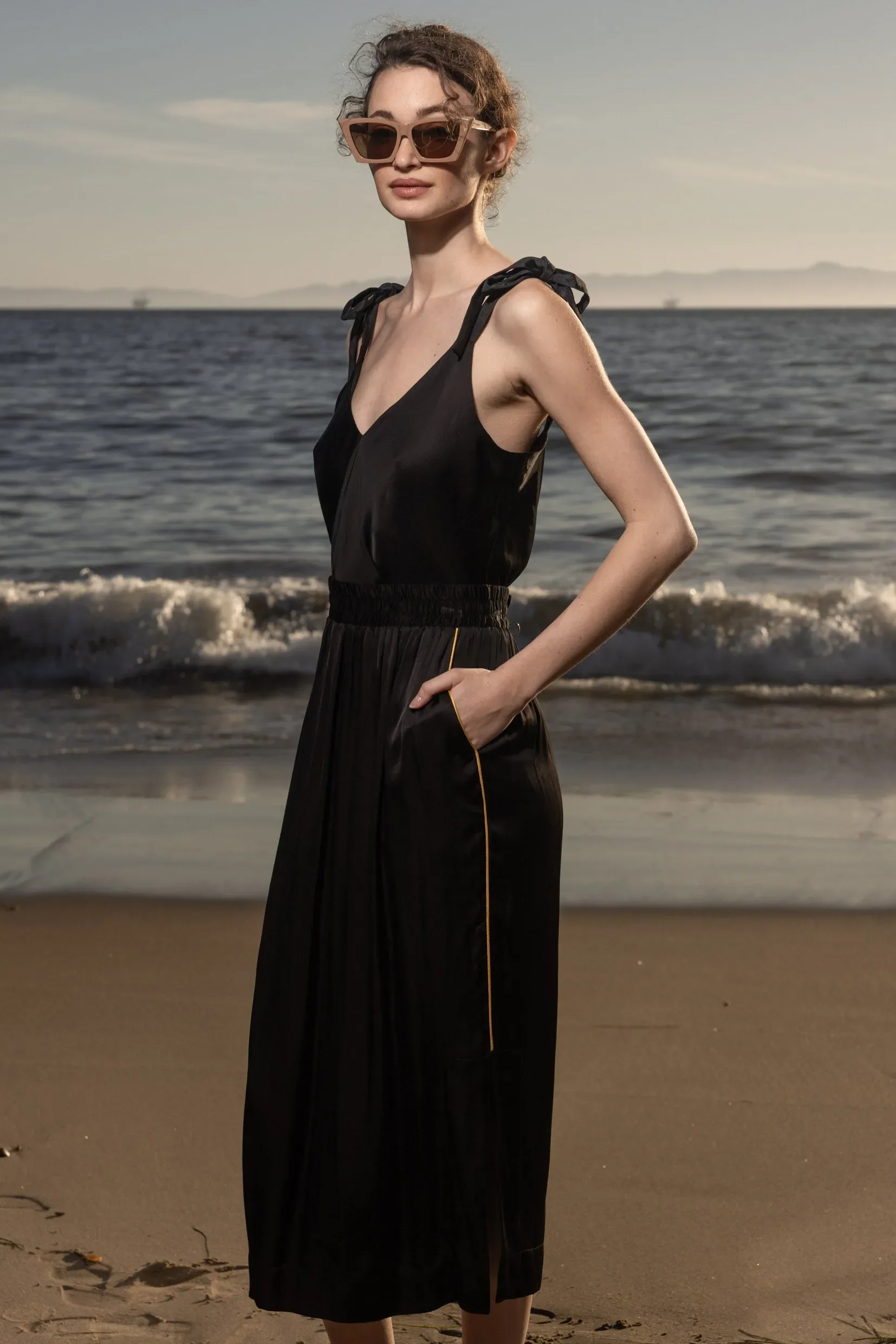 Caraco Top - Noir - Image 3