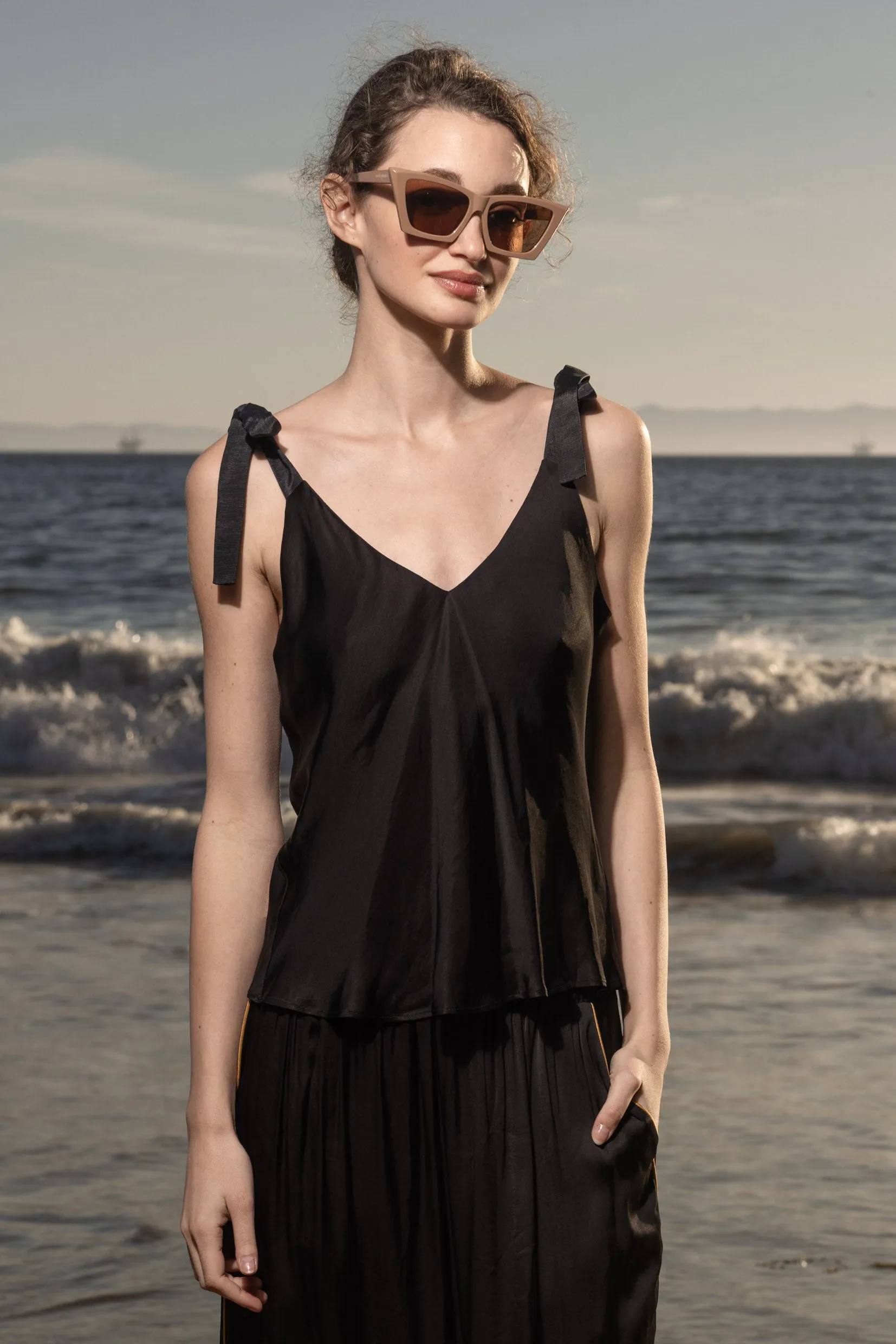 Caraco Top - Noir - Image 8