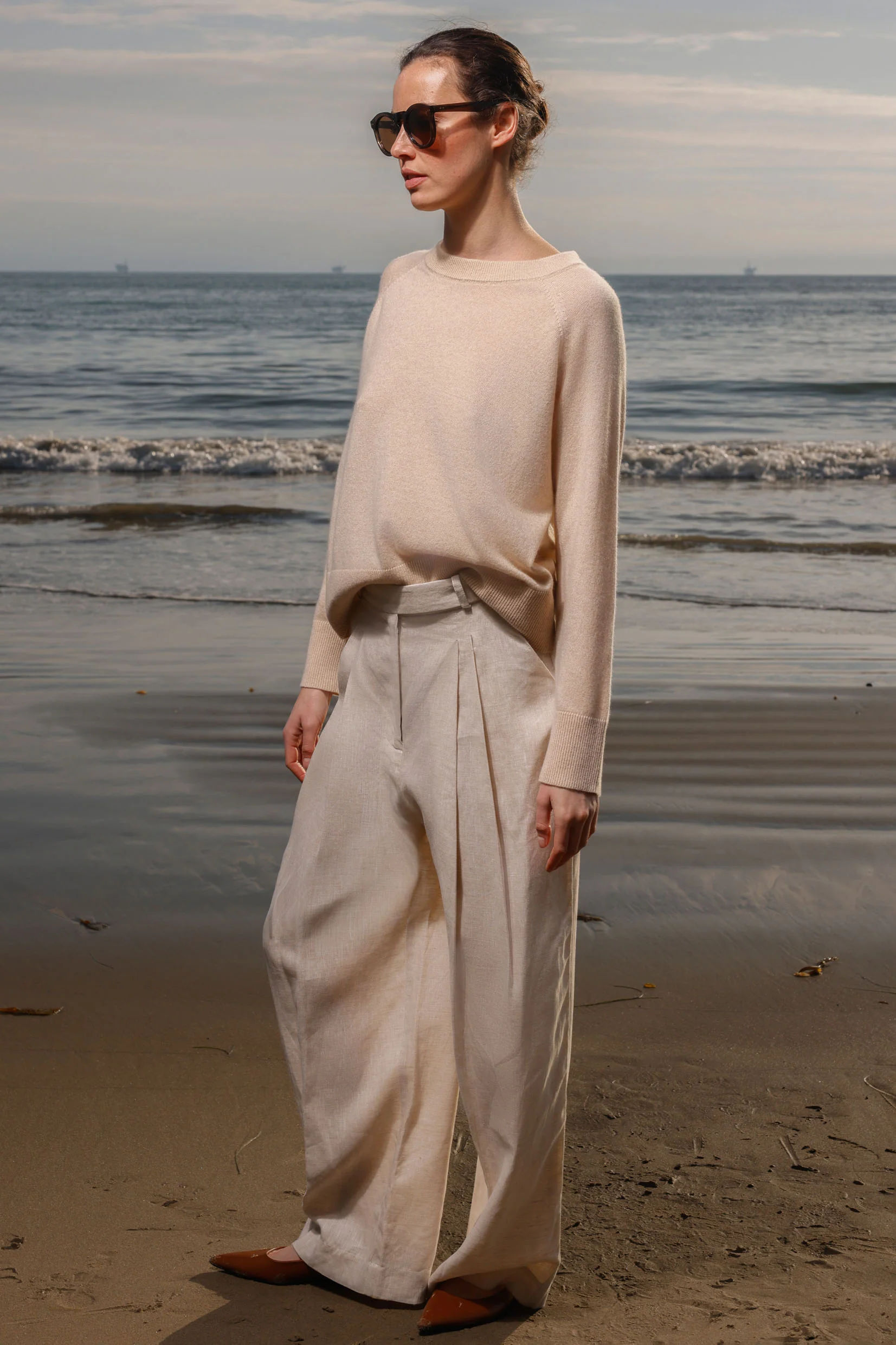 Chaplin Pant - Natural Linen - Image 3