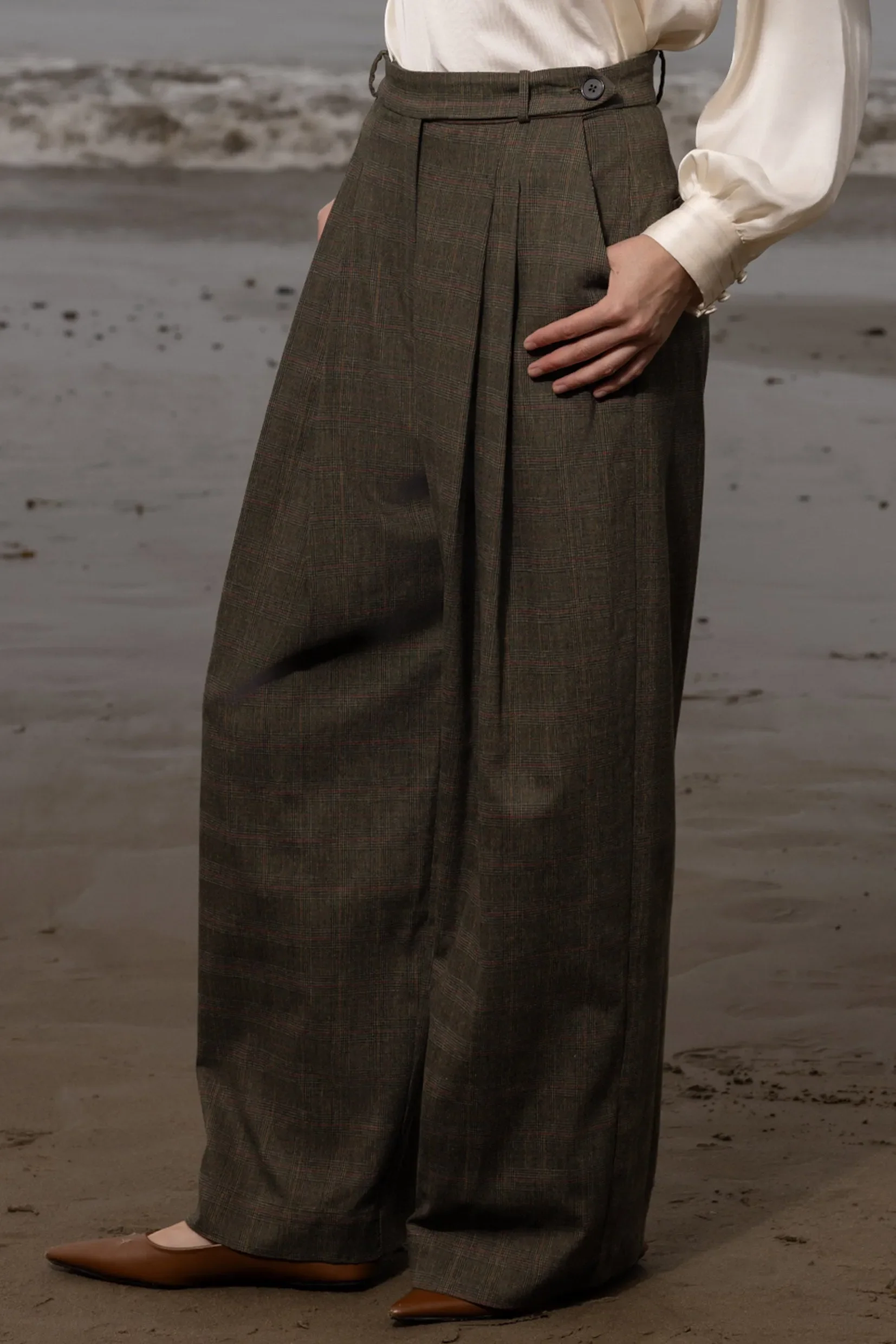 Chaplin Pant - Plaid Wool - Image 4