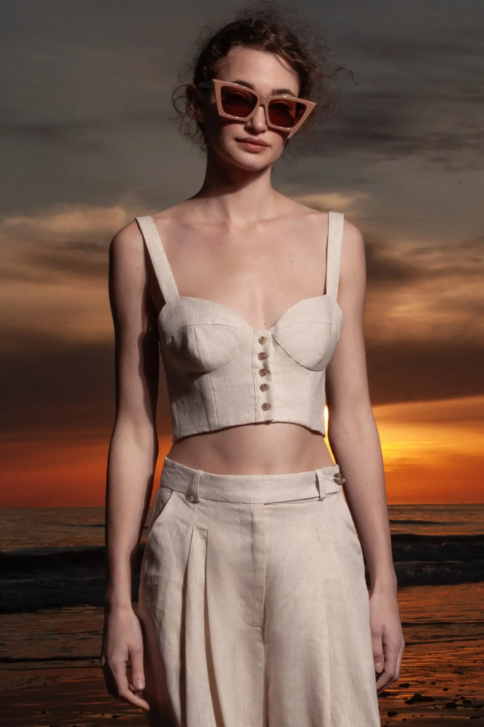 Charlie Top - Natural Linen - Image 6