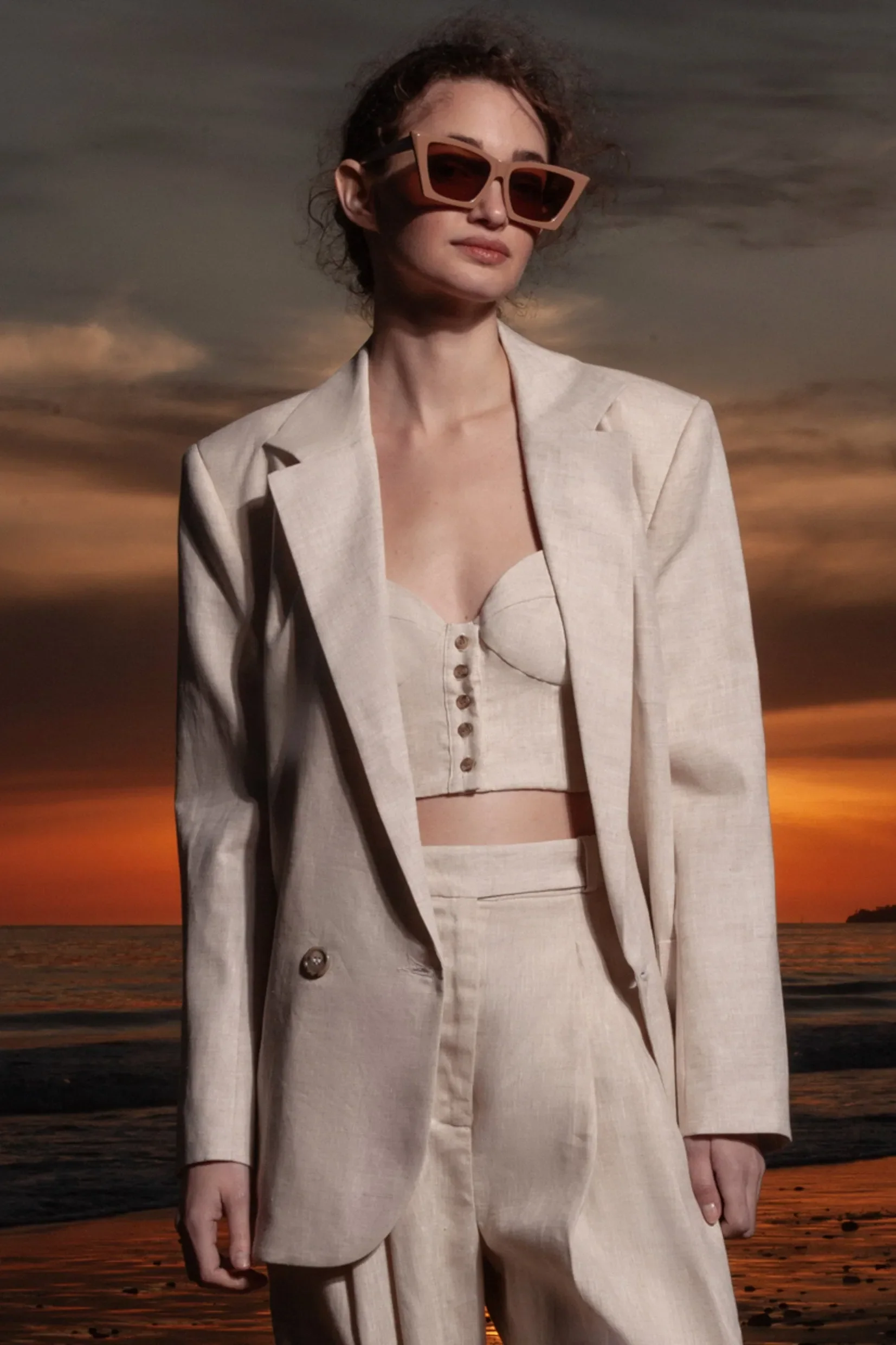 Charlie Top - Natural Linen - Image 8