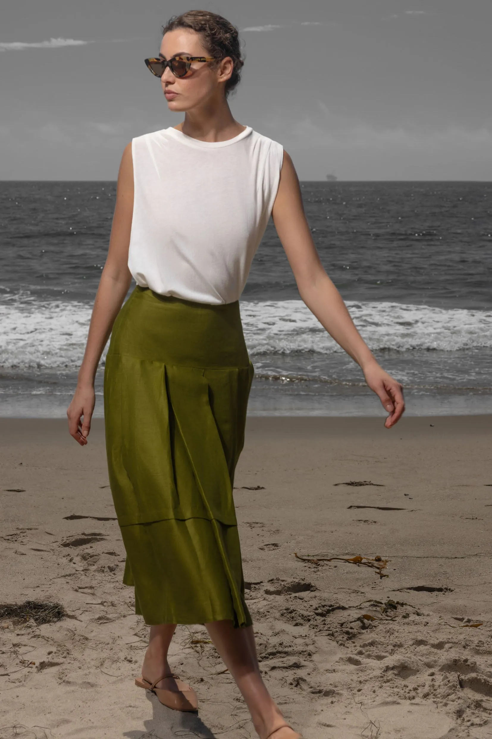 Contessa Skirt - Frog Linen - Image 7