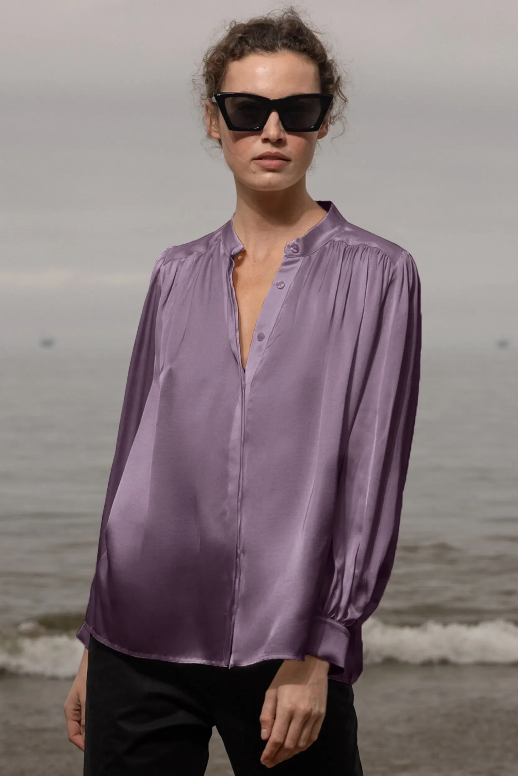 Farah Blouse - Lavender - Image 3