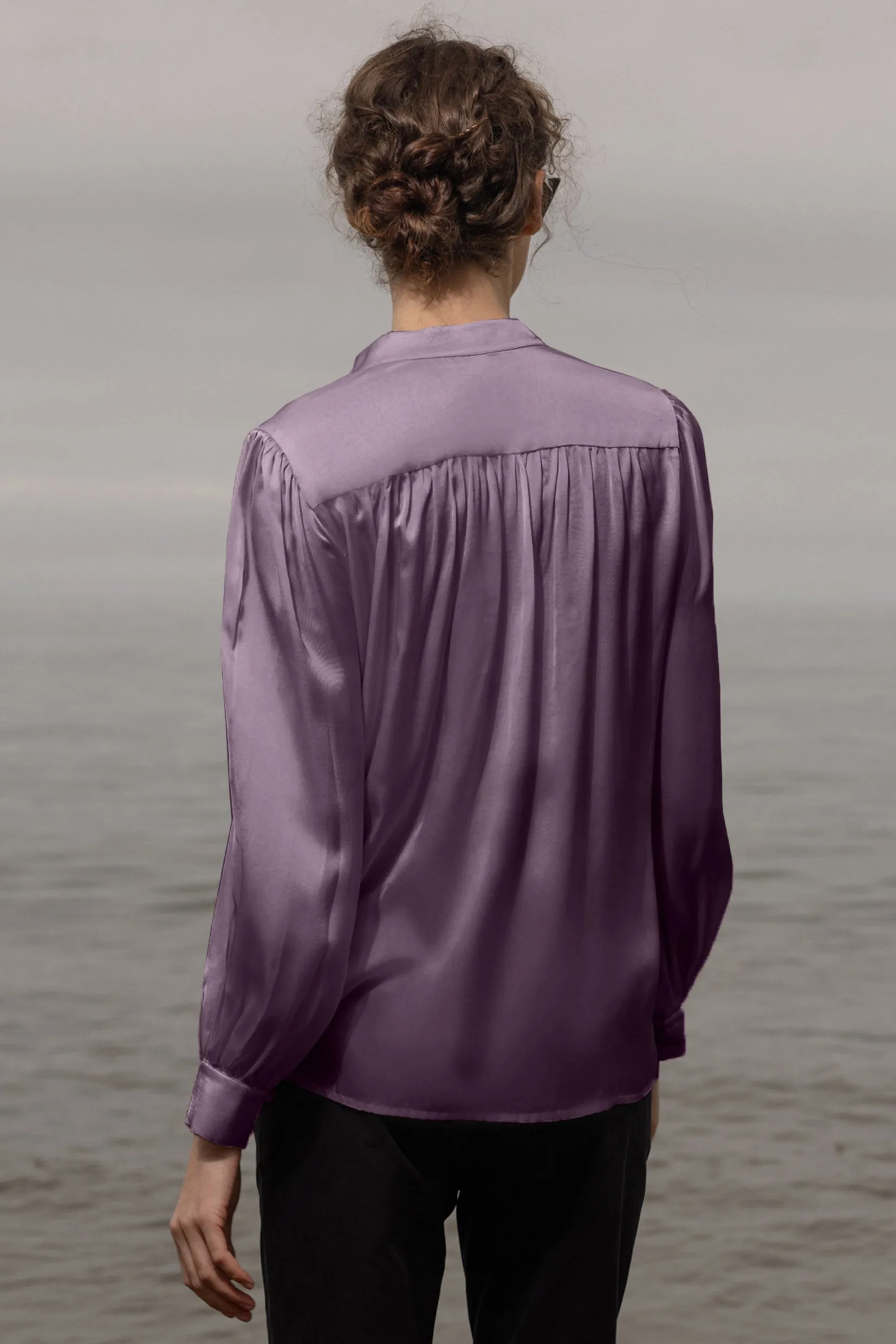 Farah Blouse - Lavender - Image 7