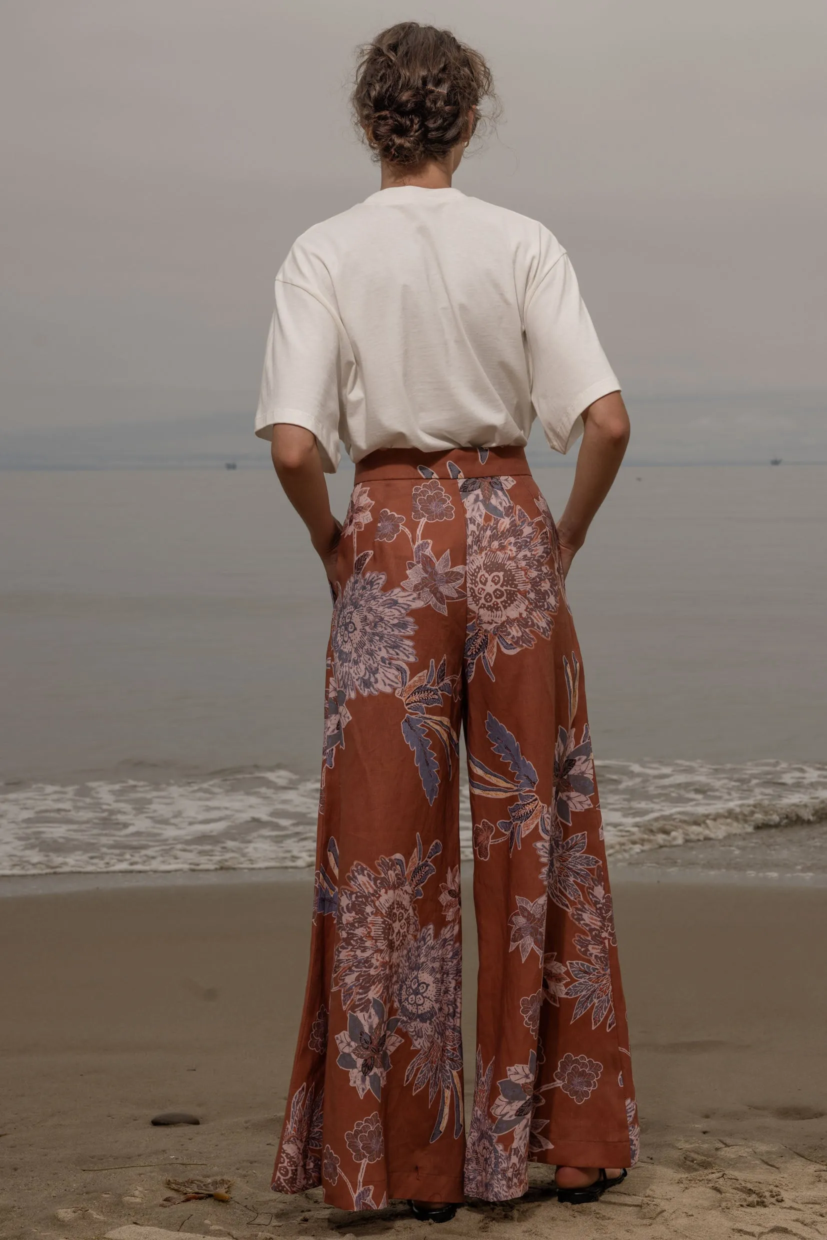 Flareup Trouser - Orange Batik - Image 2
