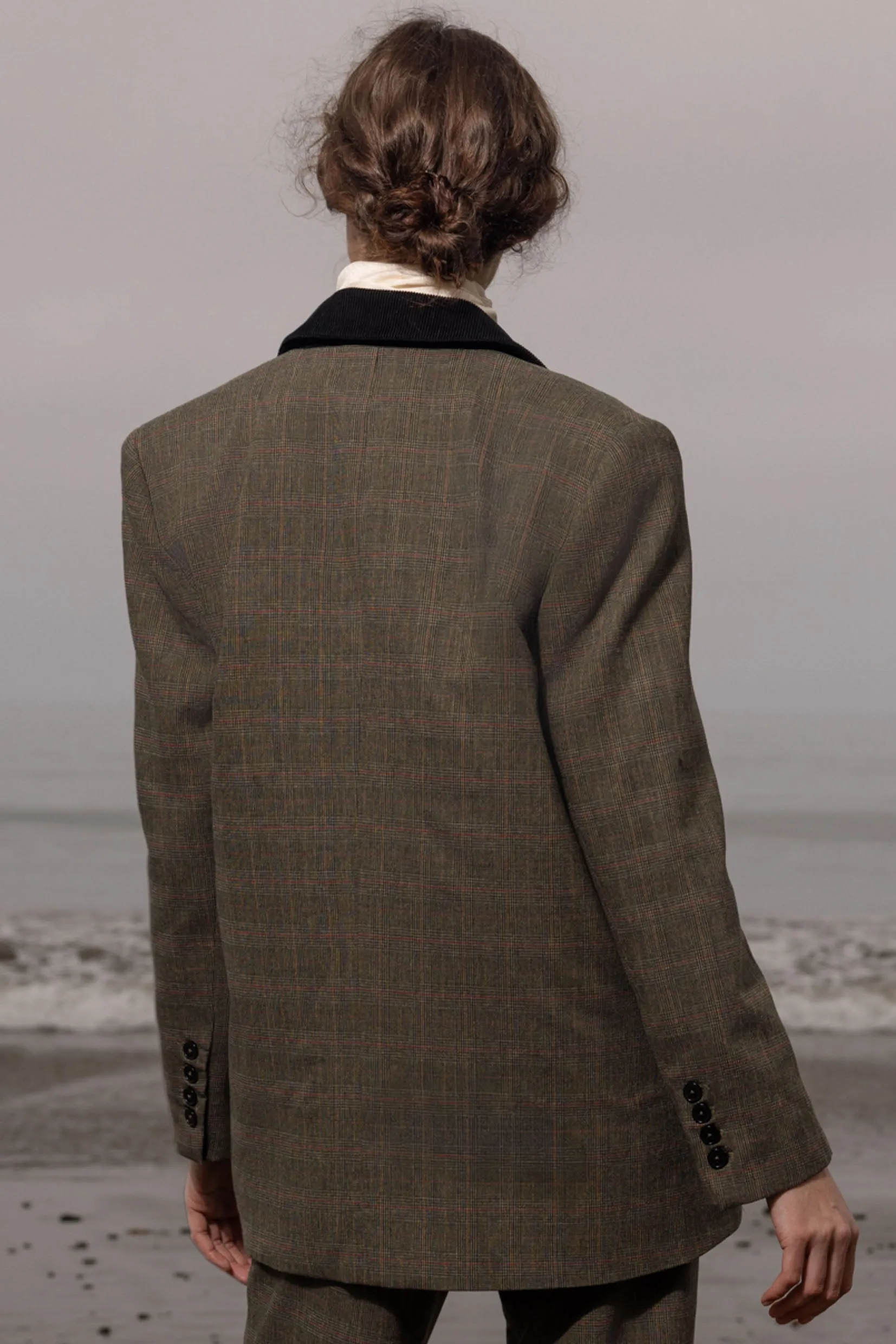 Francoise Blazer - Plaid Wool - Image 7