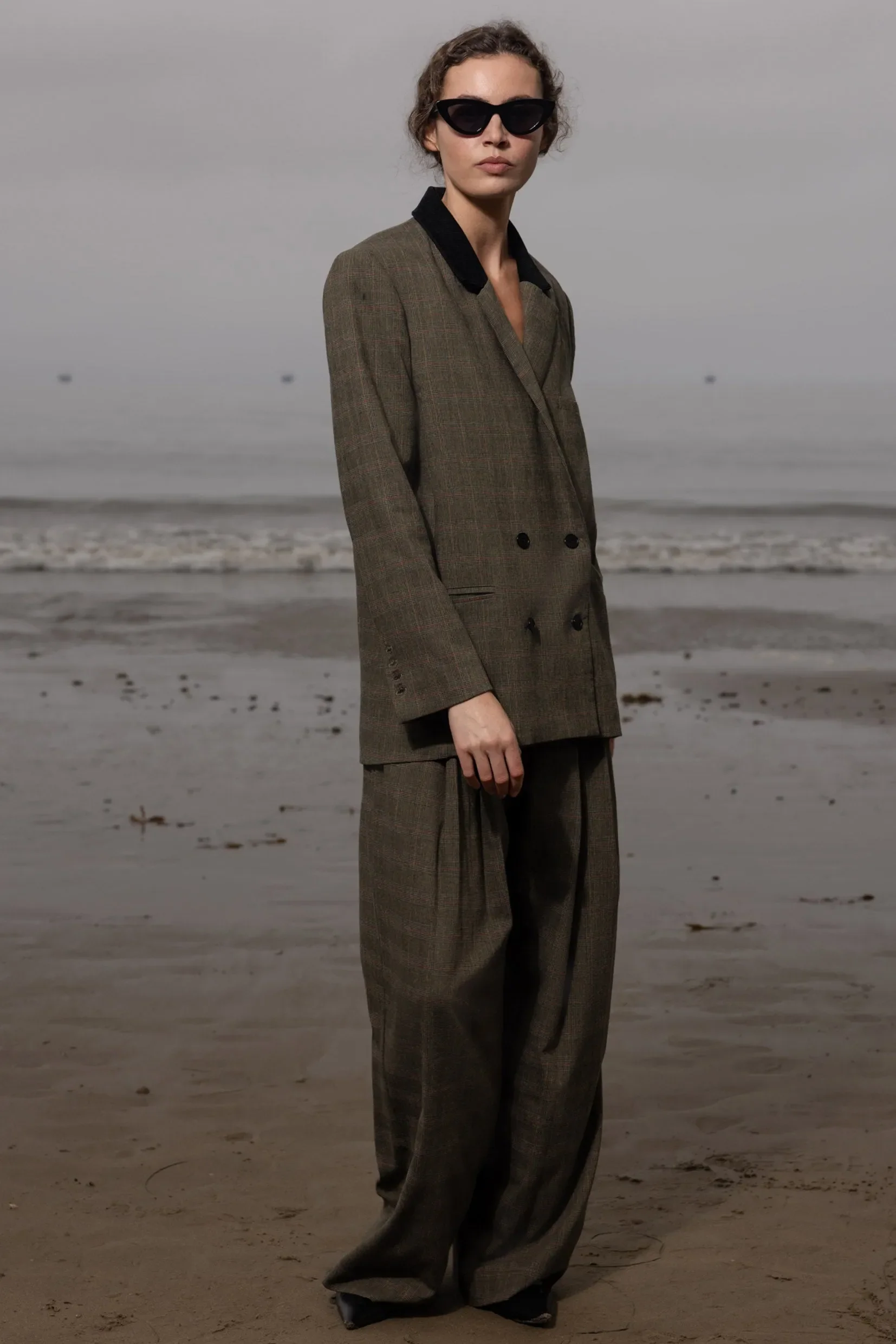 Francoise Blazer - Plaid Wool - Image 8
