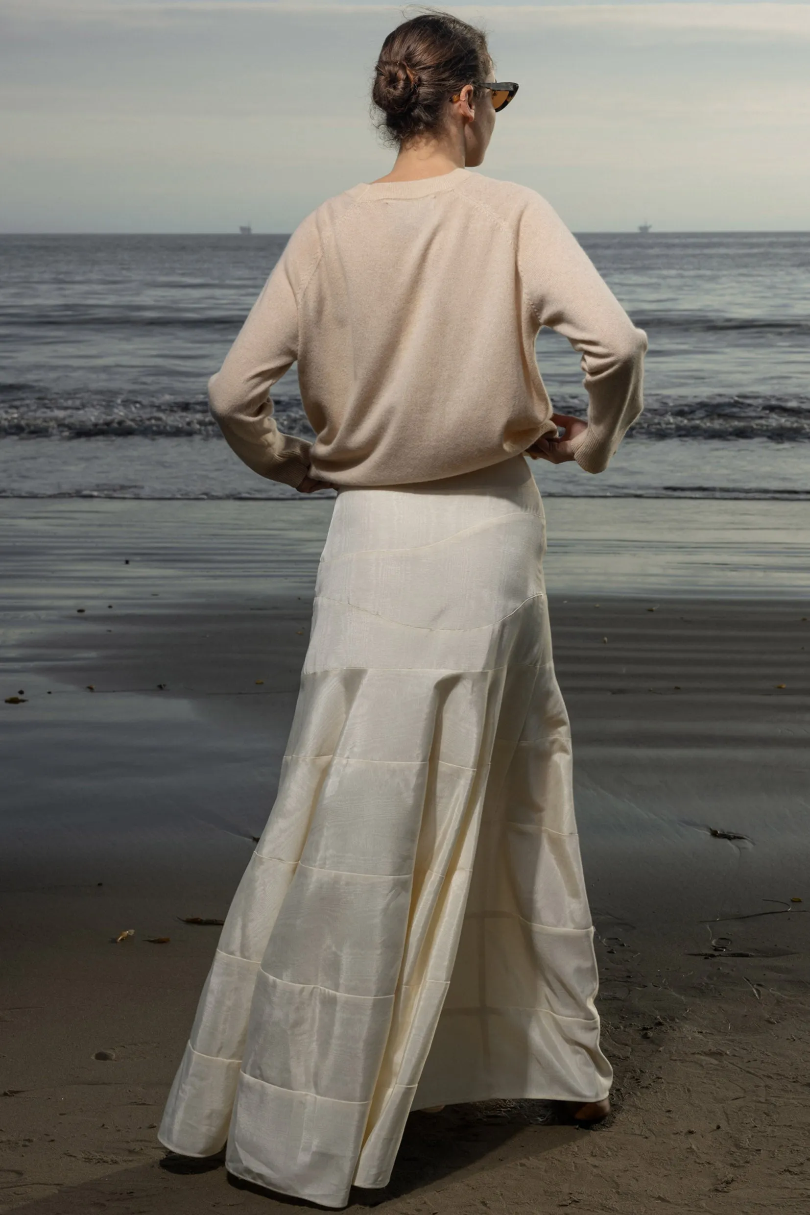 Gale Skirt - Champagne Moire - Image 6
