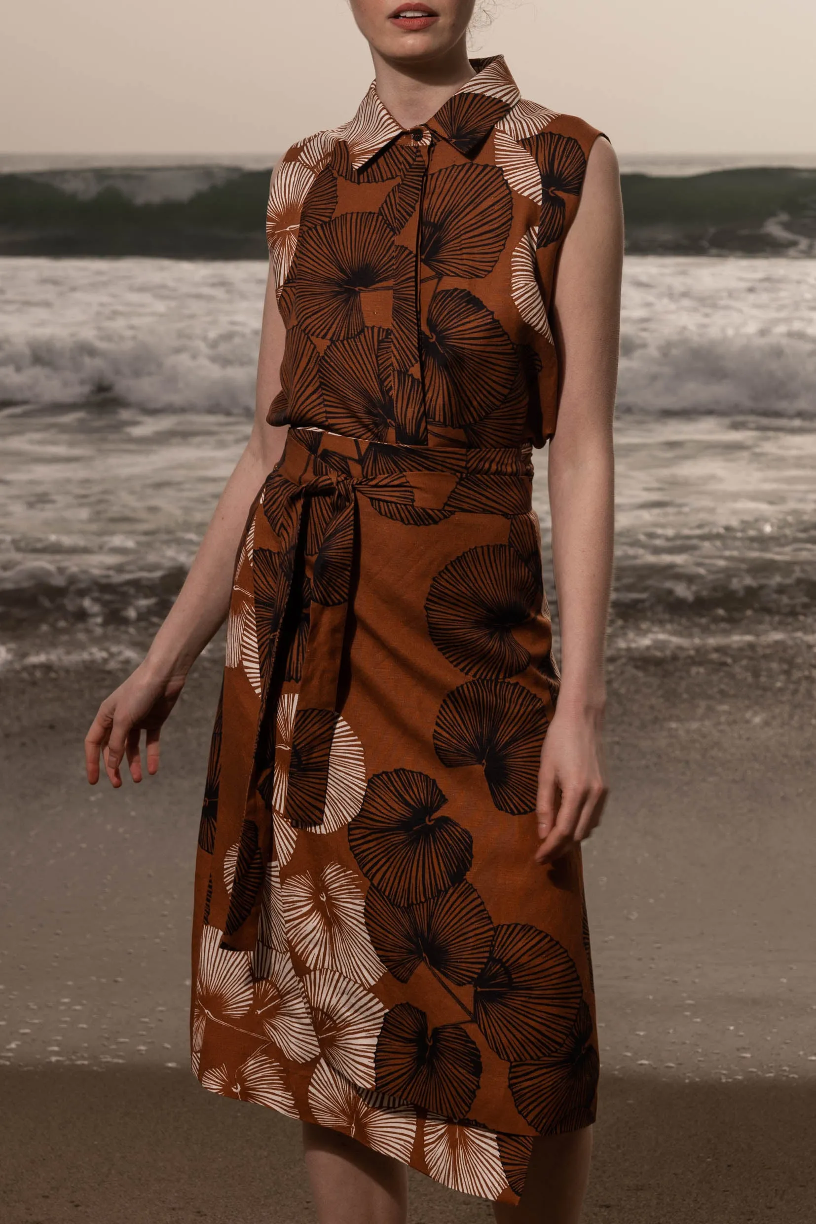 Henri Skirt - Chalked Palm - Image 2