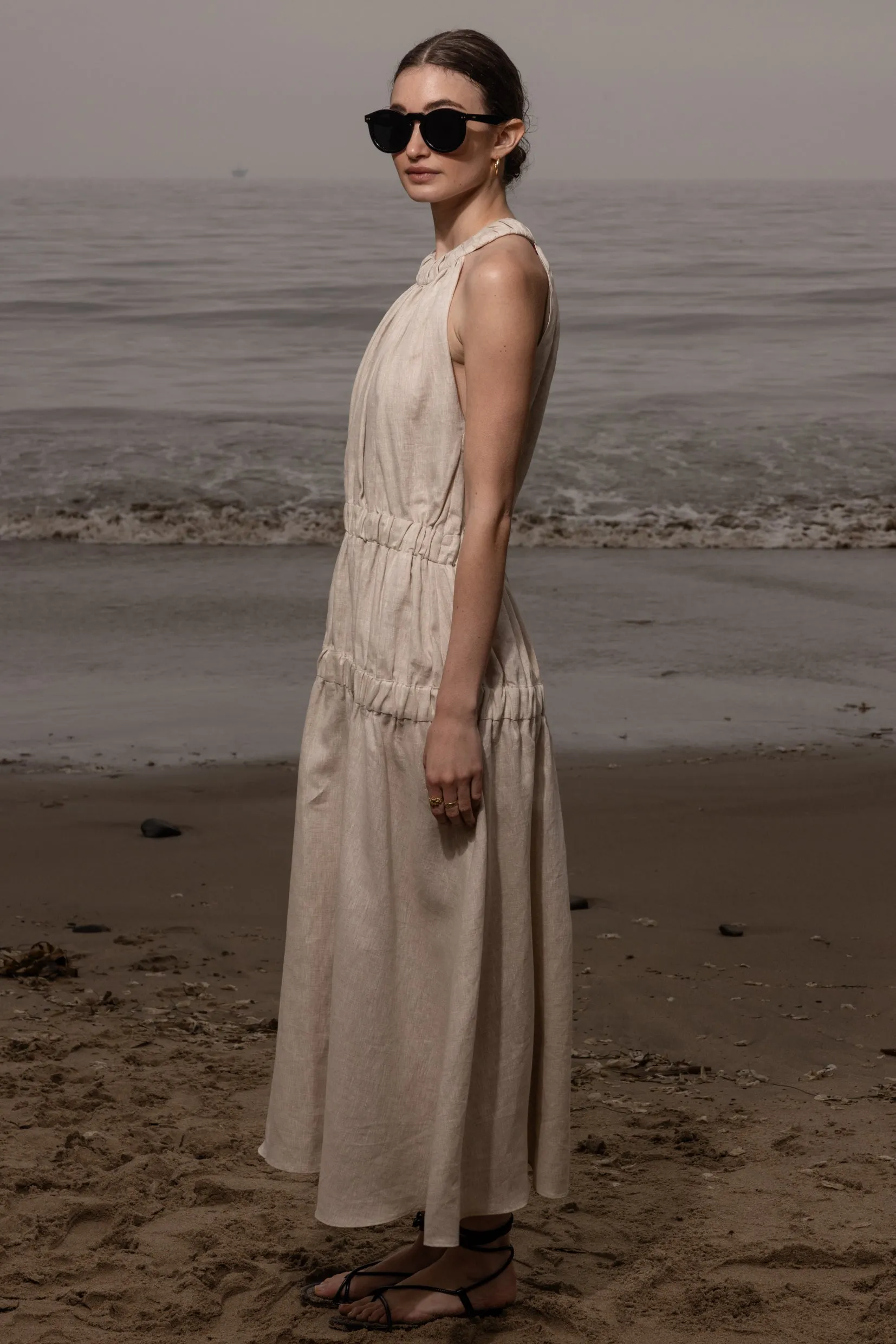 Idyll Dress - Natural Linen - Image 6