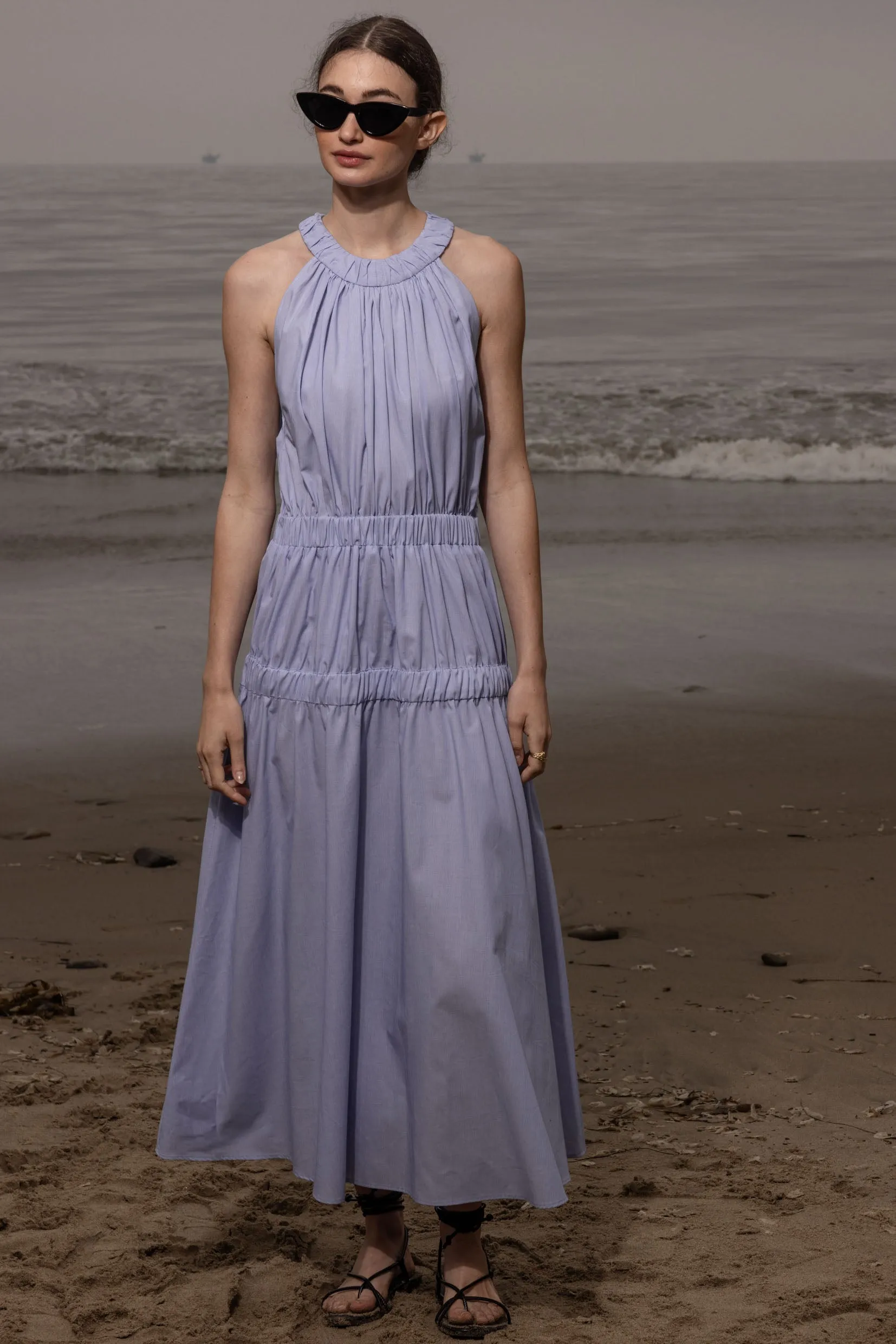 Idyll Dress - Stripe Shirting - Image 2