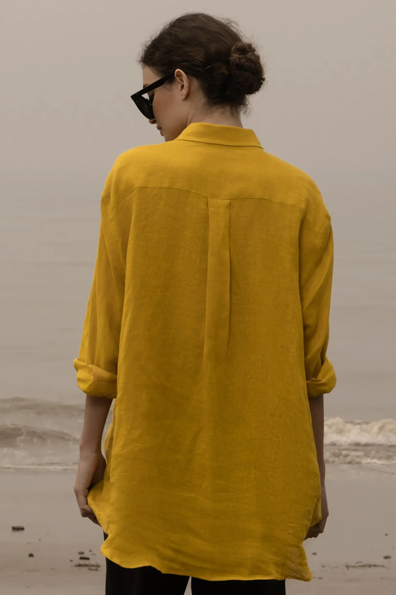 JJ Shirt - Jaune Linen - Image 4