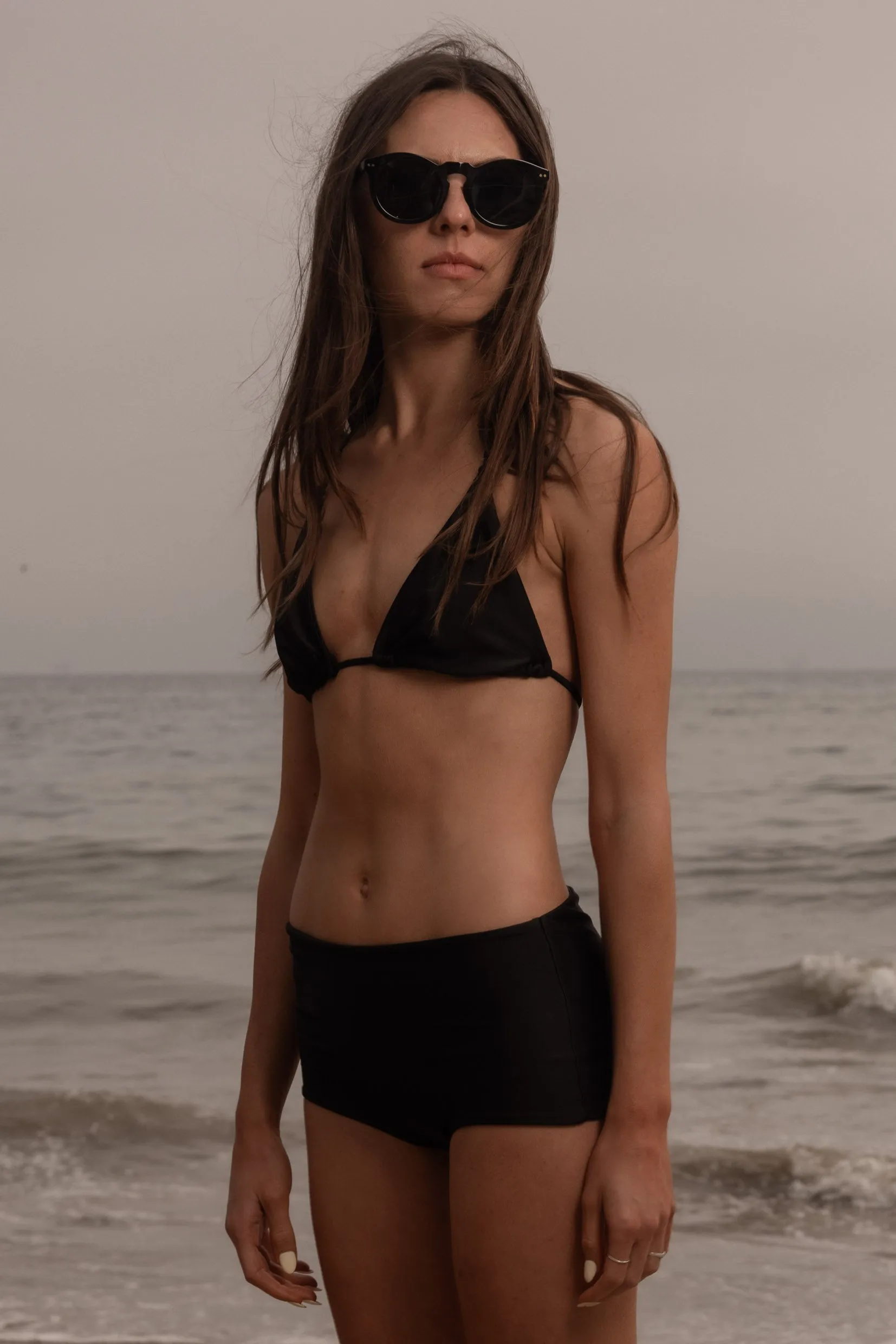 Knotted Triangle Top - Black - Image 8