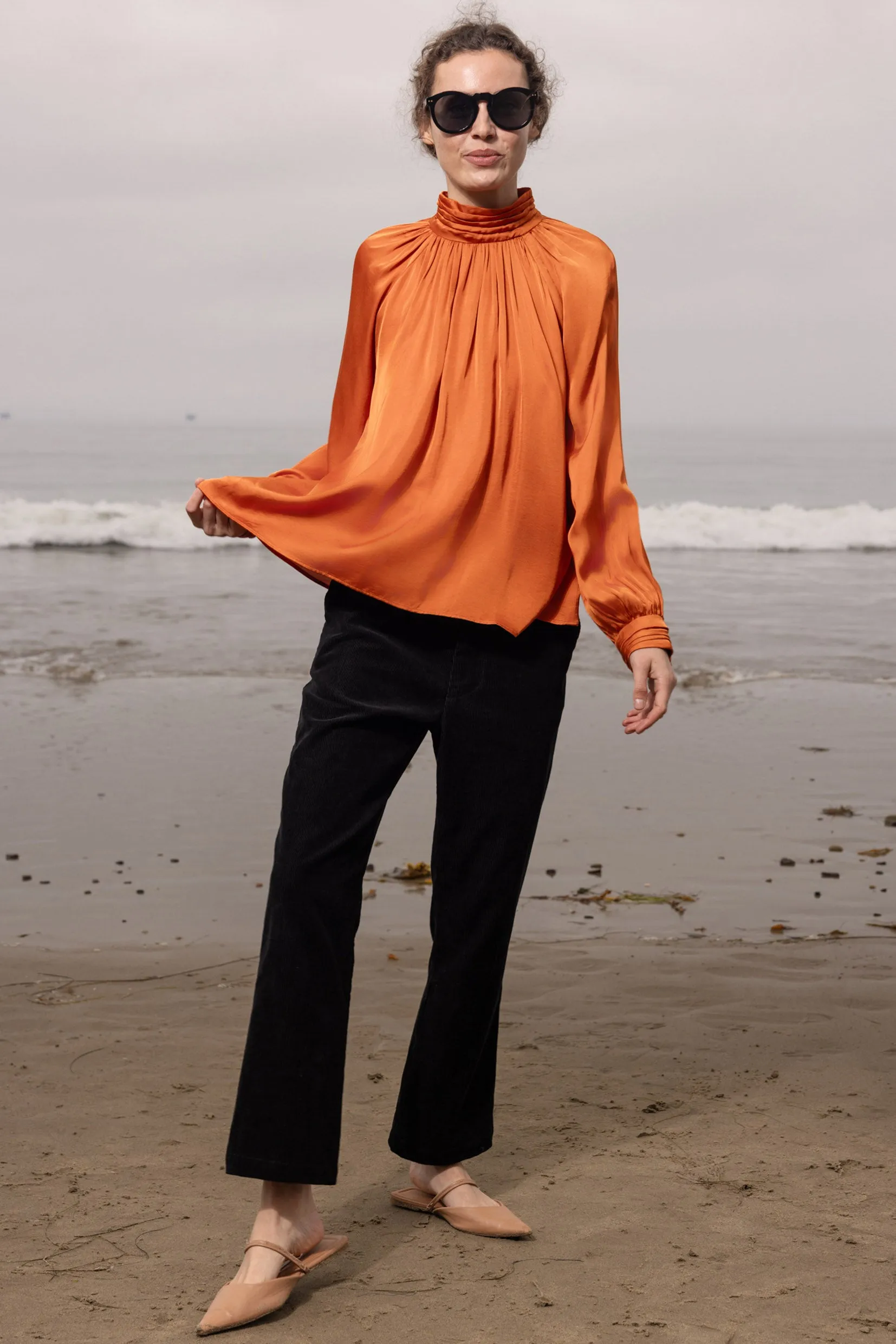 Letter Blouse - Flame - Image 5