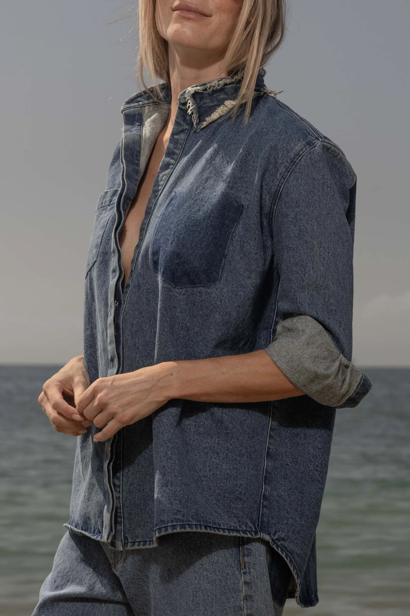 Lisi Top - Denim - Image 11