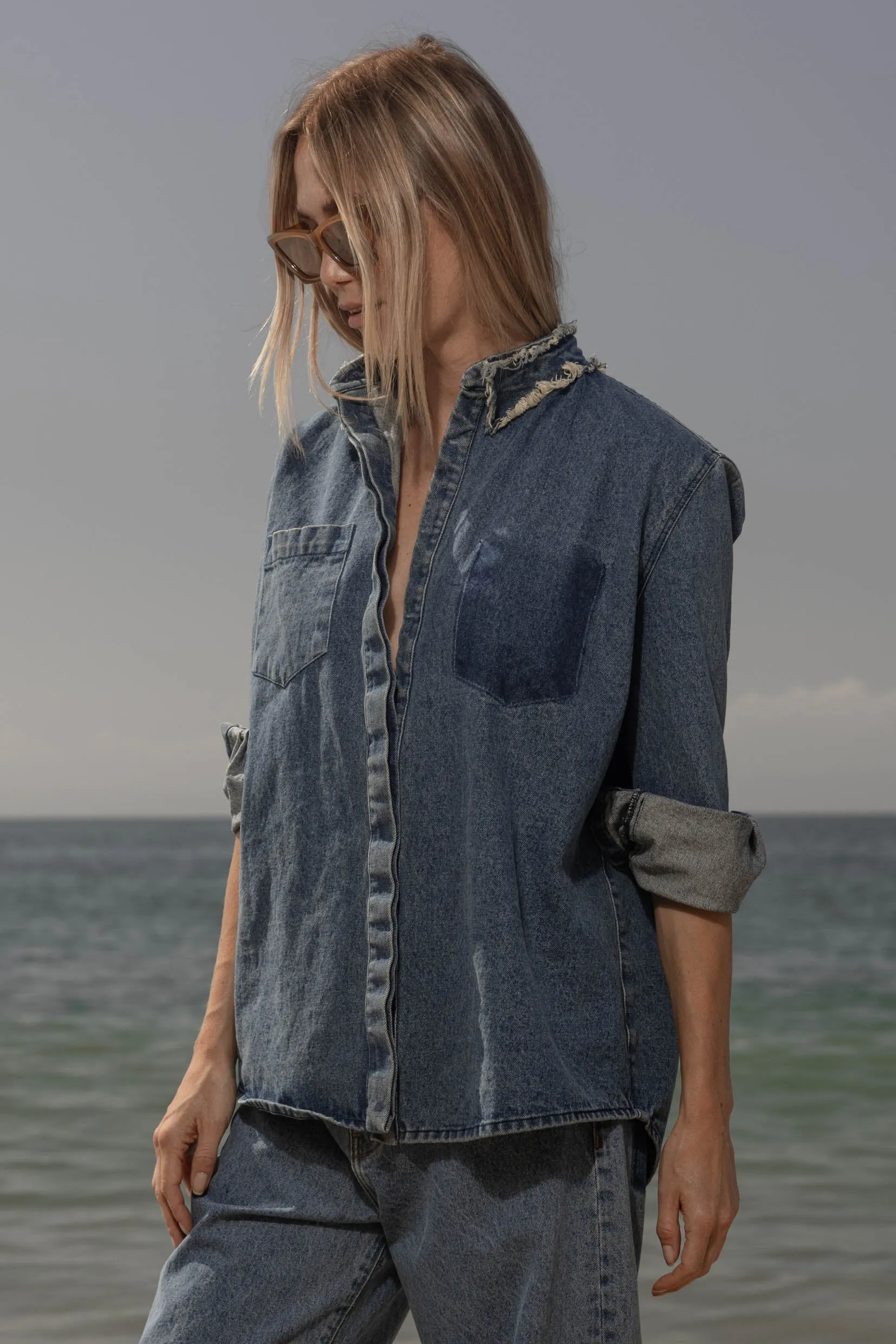 Lisi Top - Denim - Image 12