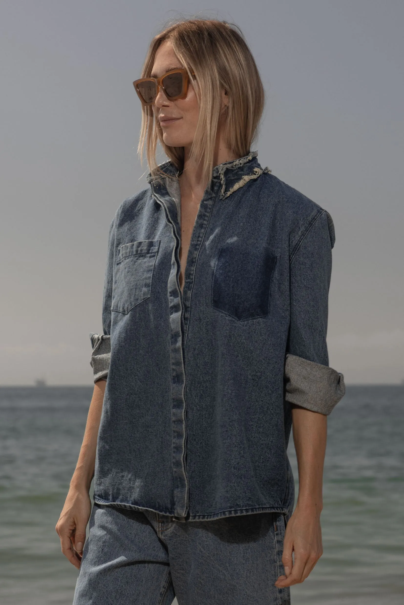 Lisi Top - Denim - Image 6
