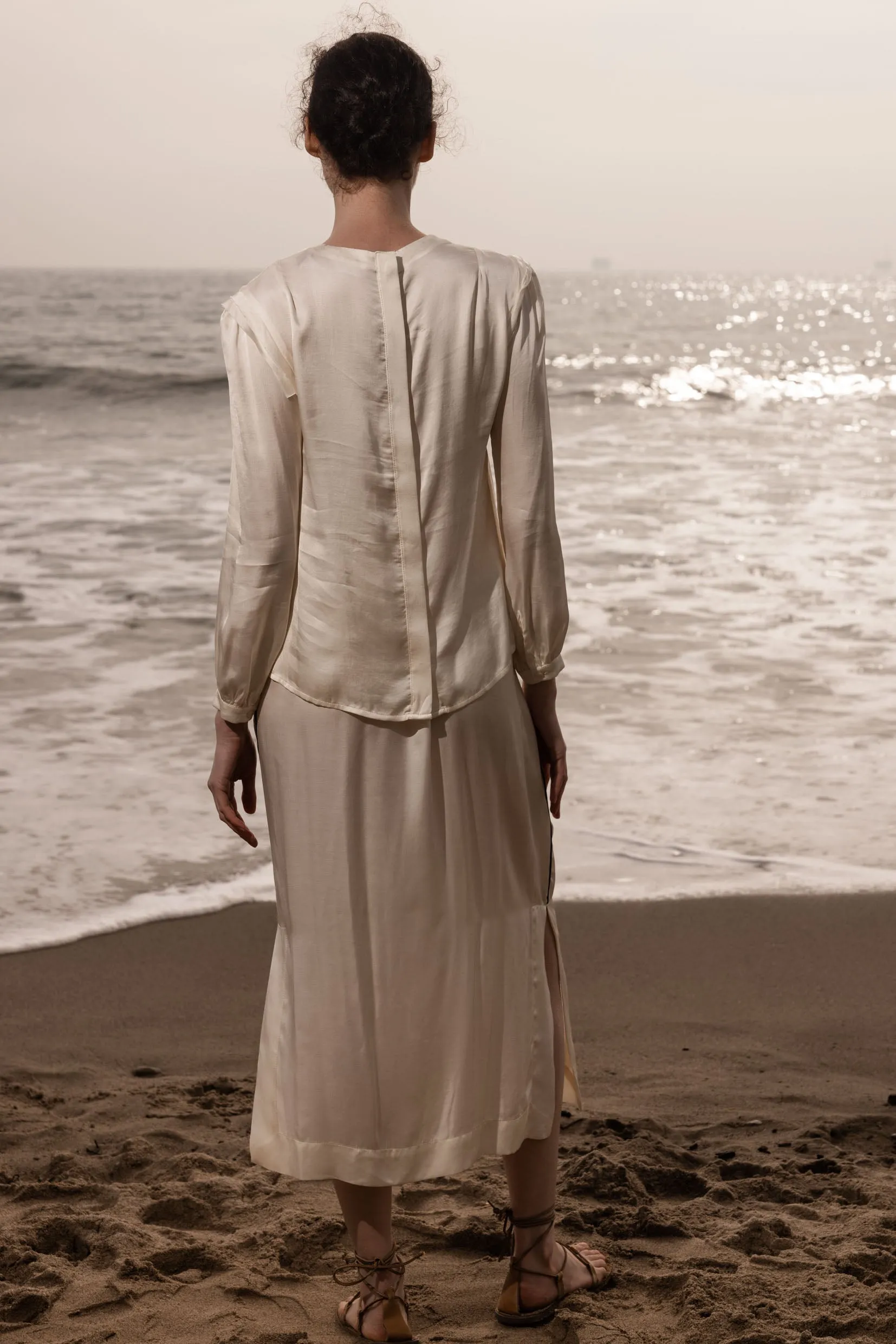 Maeve Skirt - Ivory - Image 7