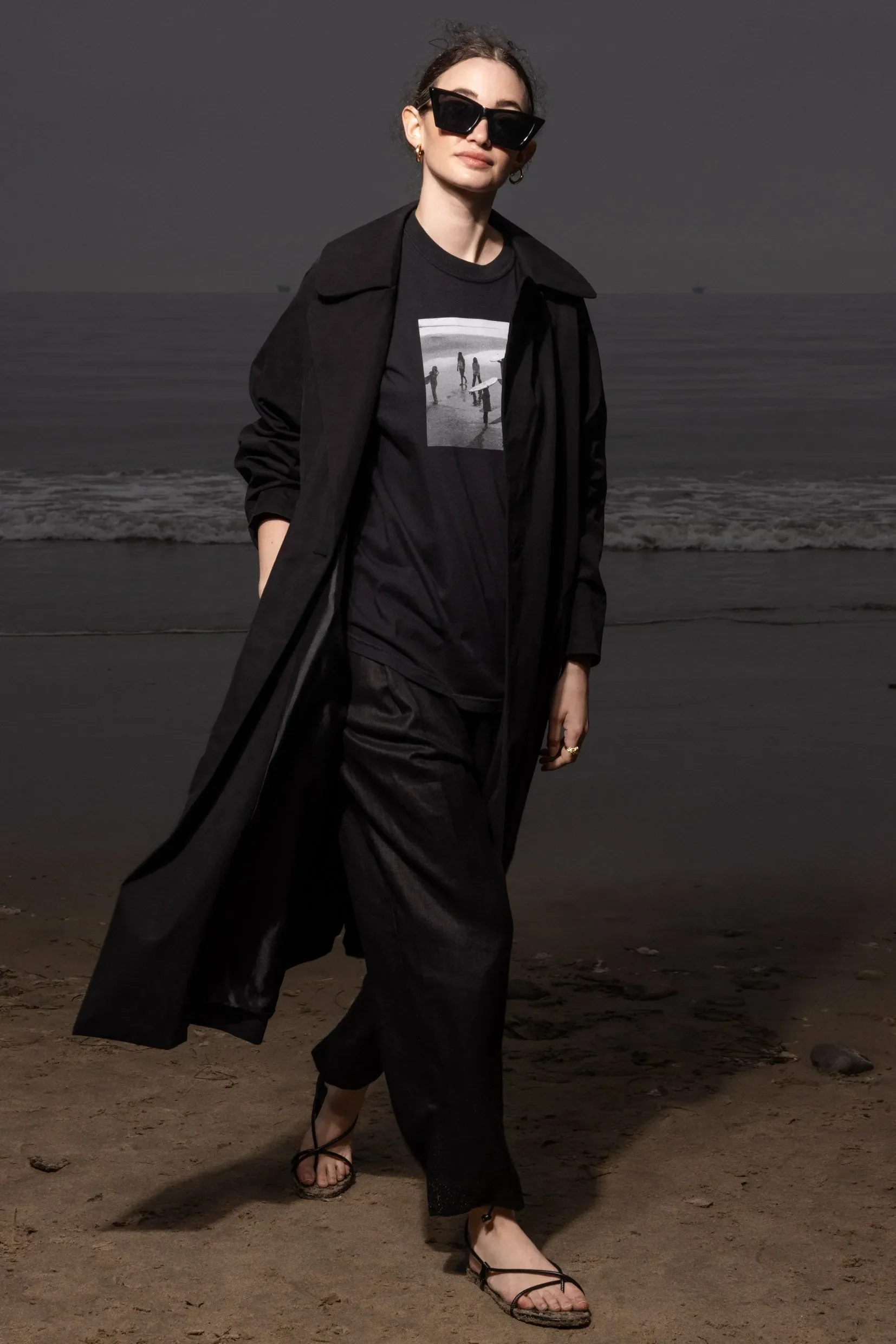Marais Coat - Black Trench - Image 4