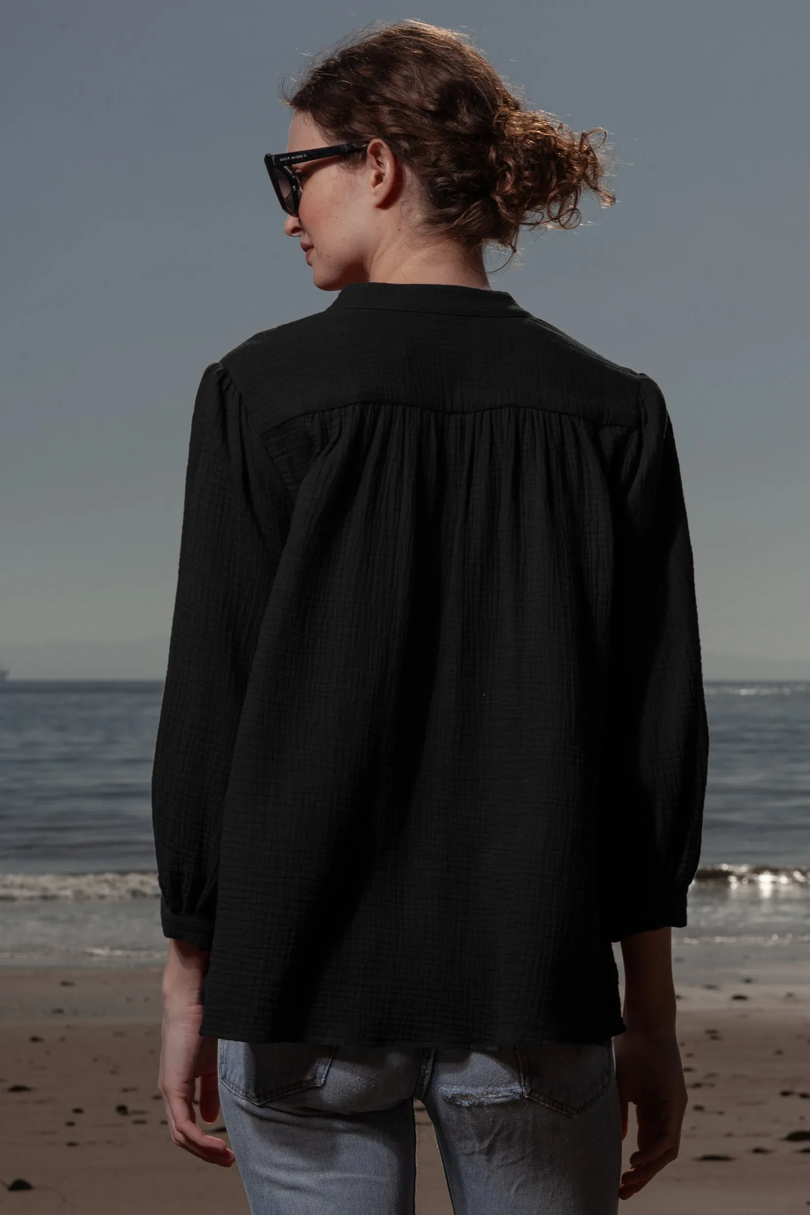 Marish Top - Black Gauze - Image 5