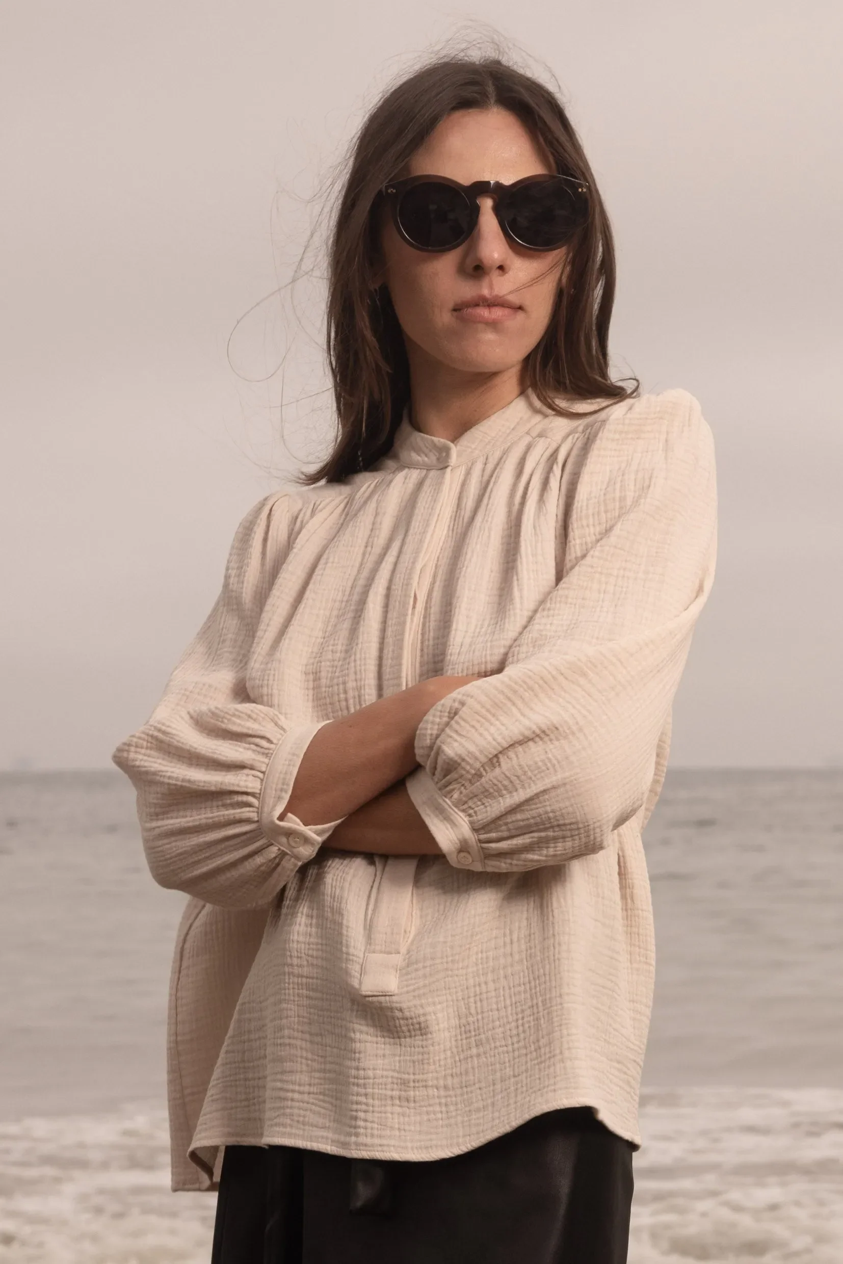 Marish Top - Dun Gauze - Image 6
