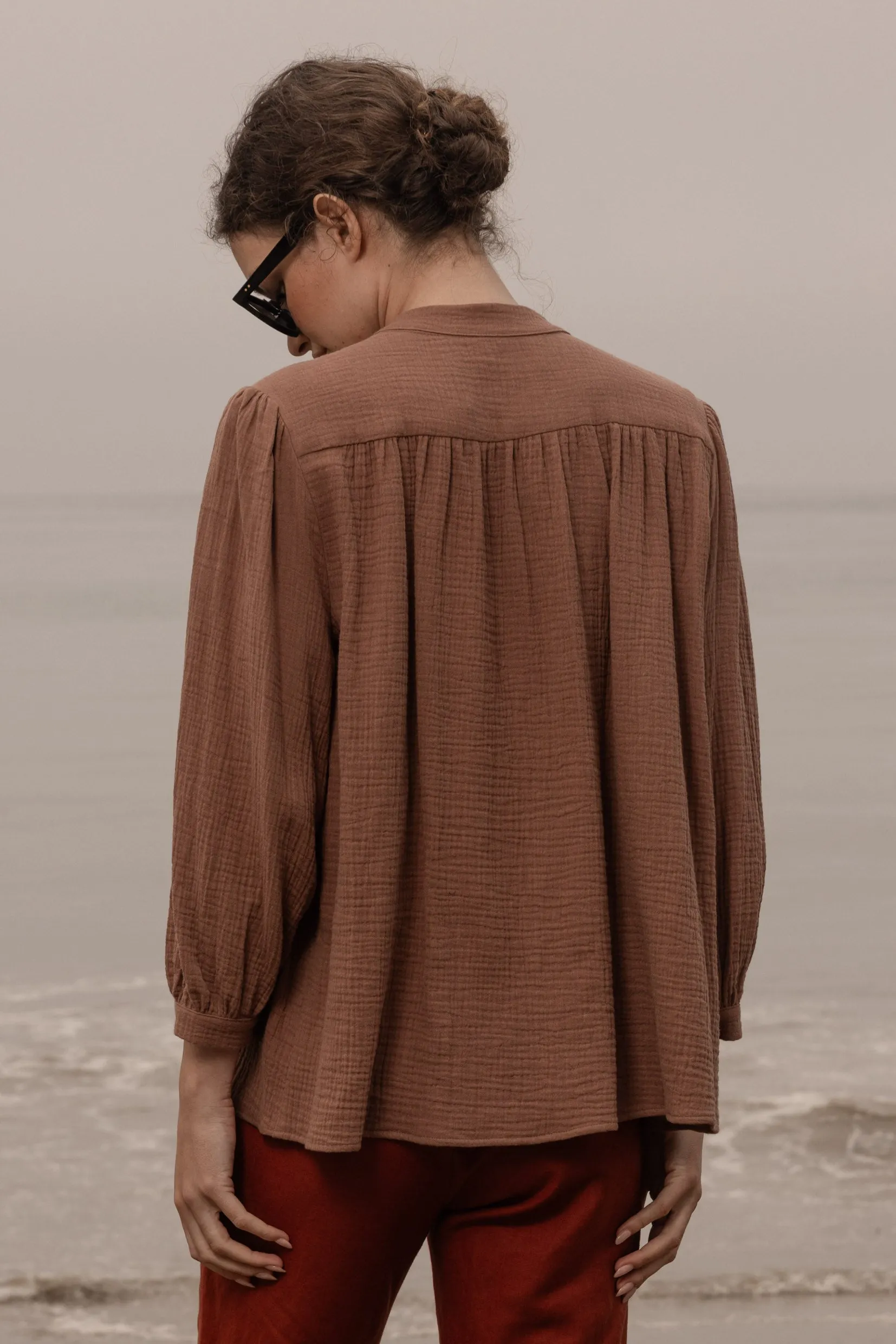 Marish Top - Sable Gauze - Image 3