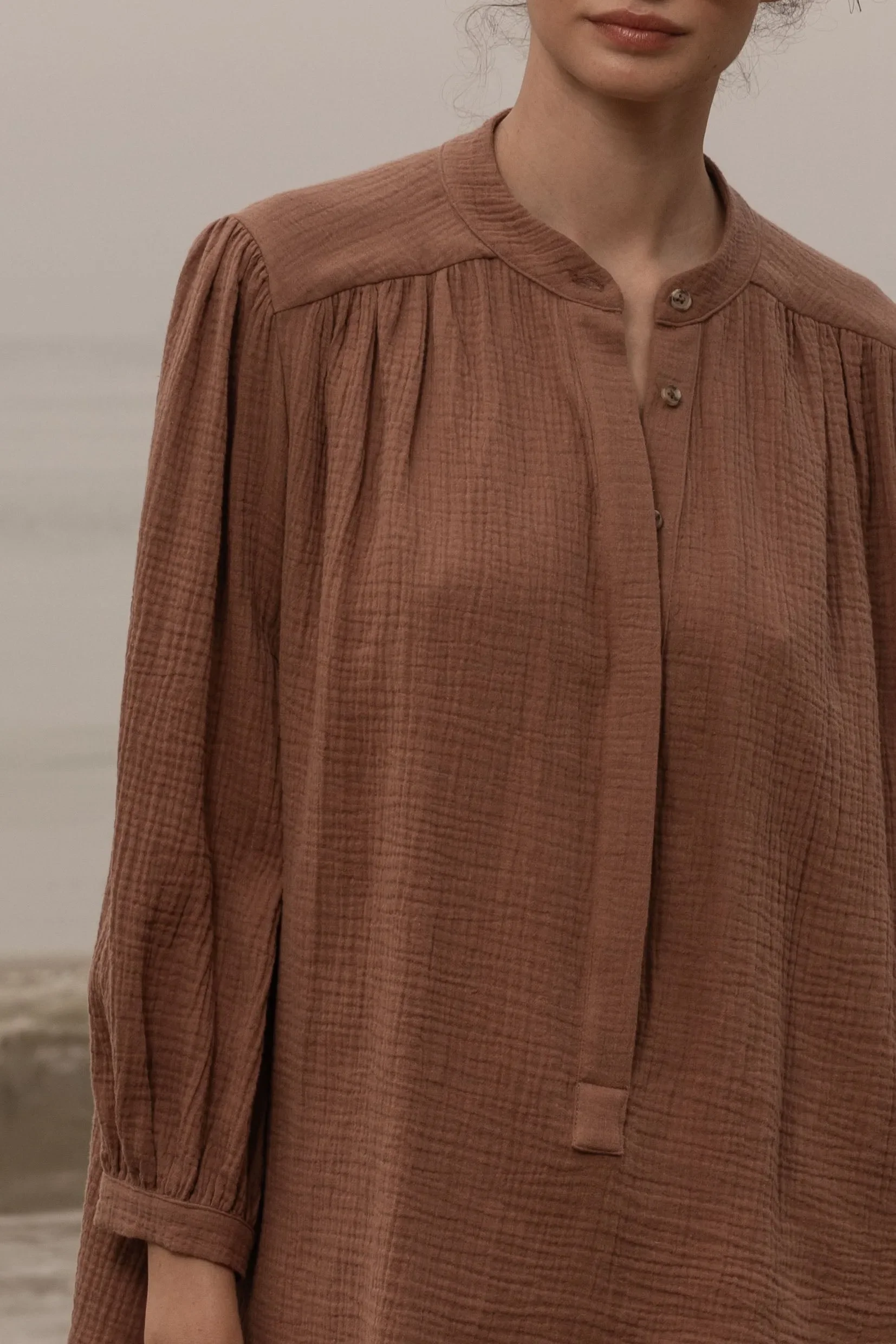 Marish Top - Sable Gauze - Image 5