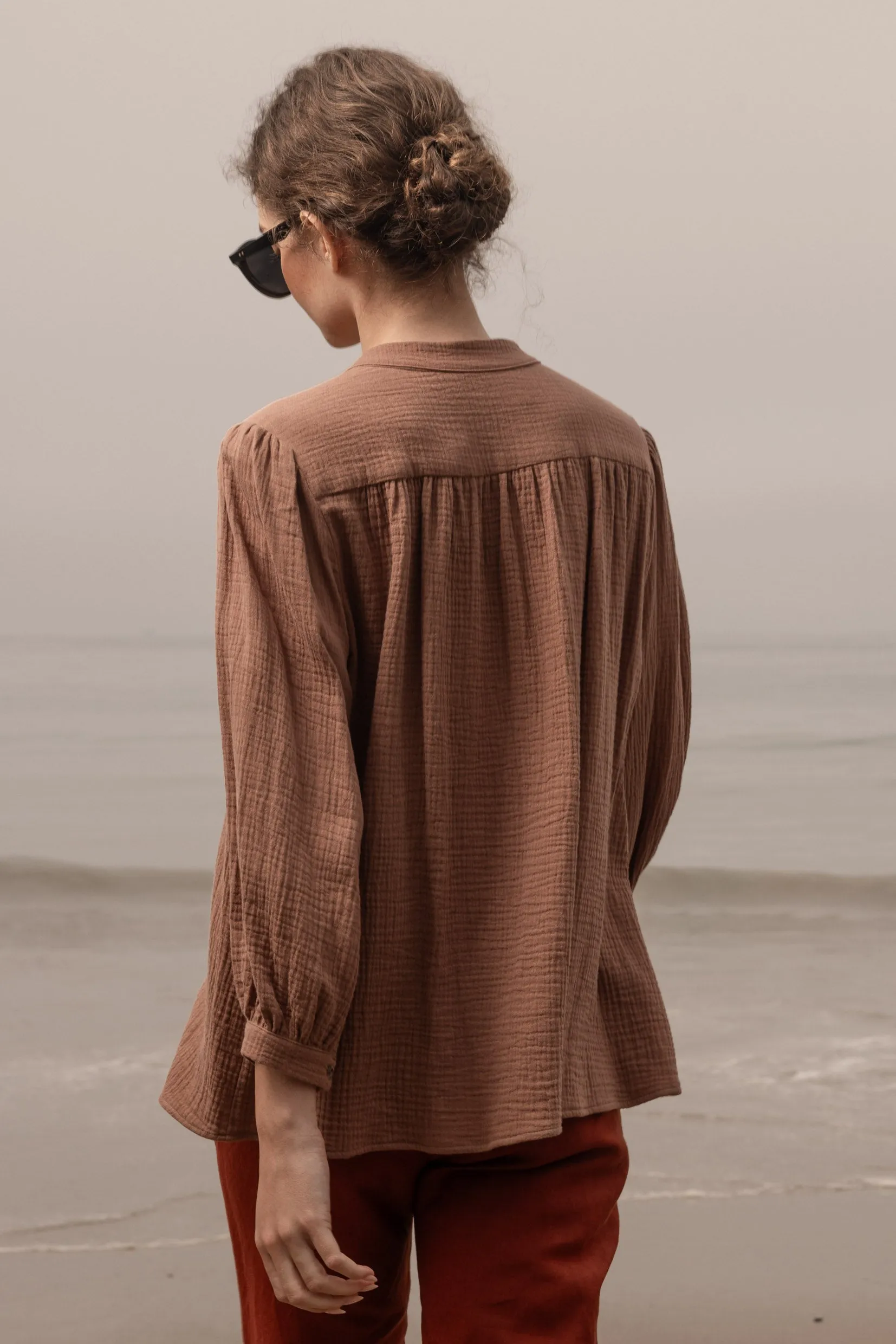Marish Top - Sable Gauze - Image 8