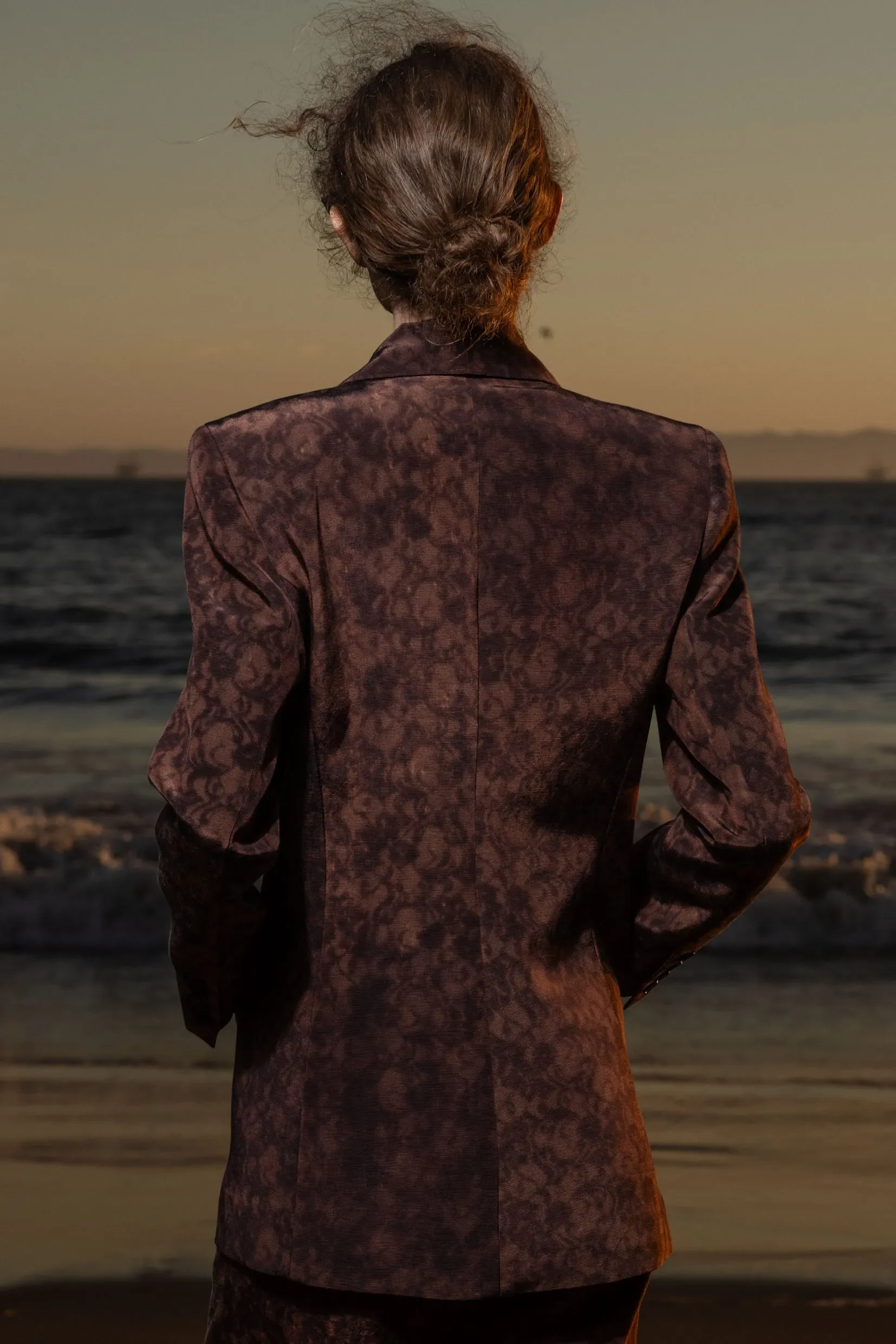 Mars Blazer - Candlelit Lace Moire - Image 4