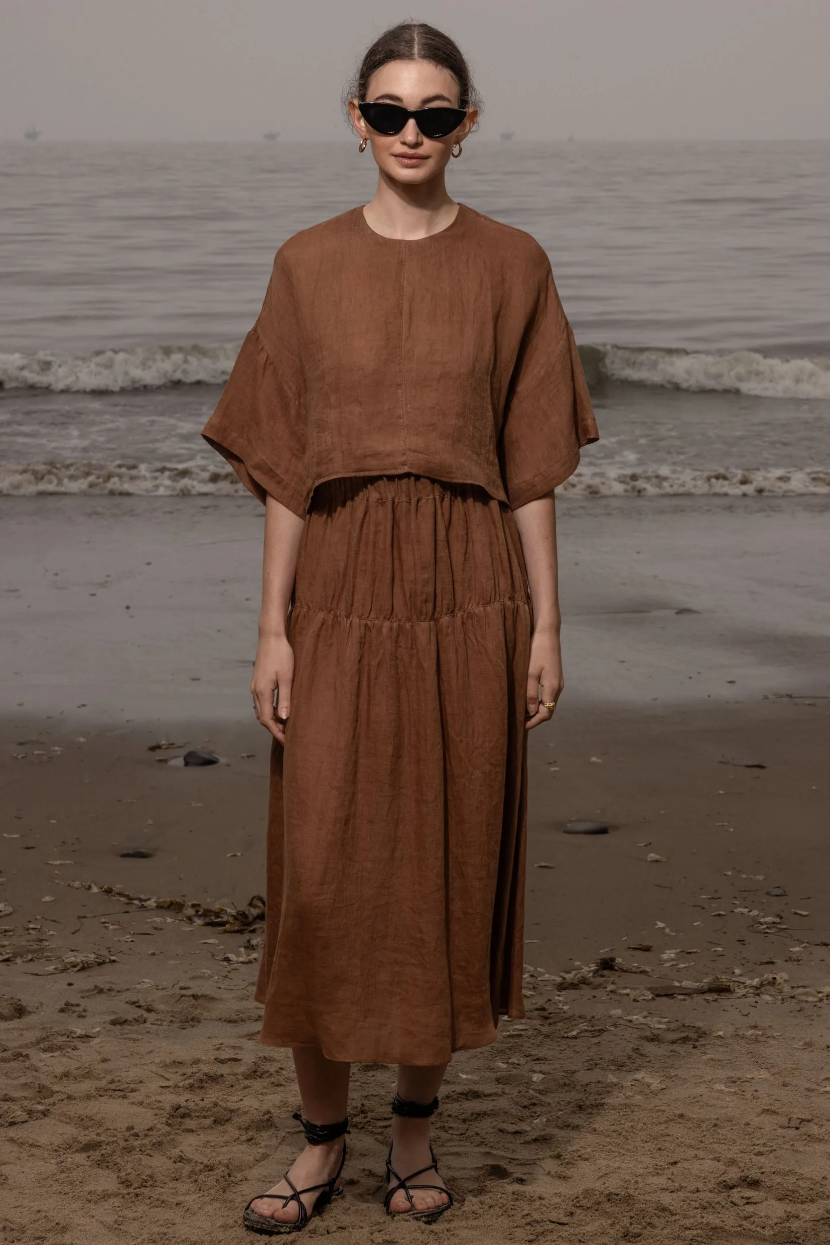 Mojave Top - Clay Tissue Linen - Image 7