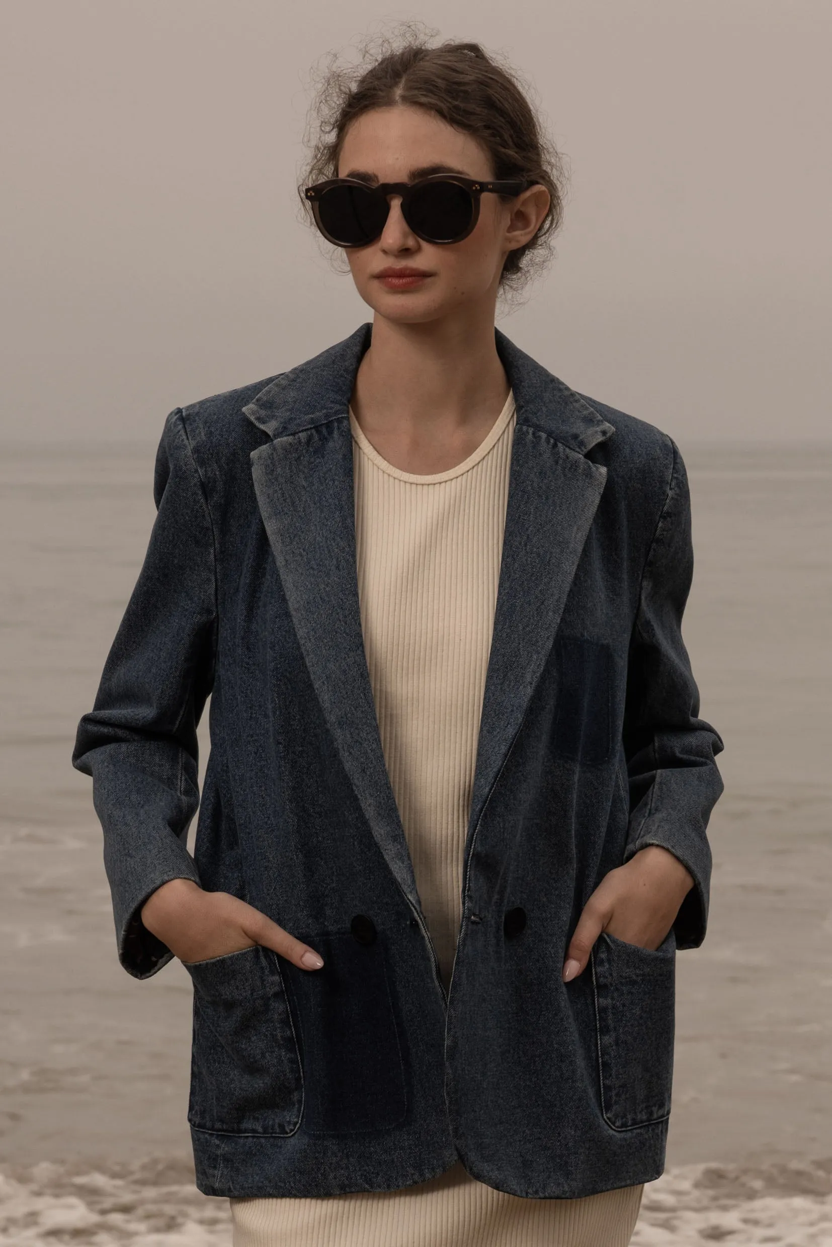 Neil Blazer - Denim - Image 6
