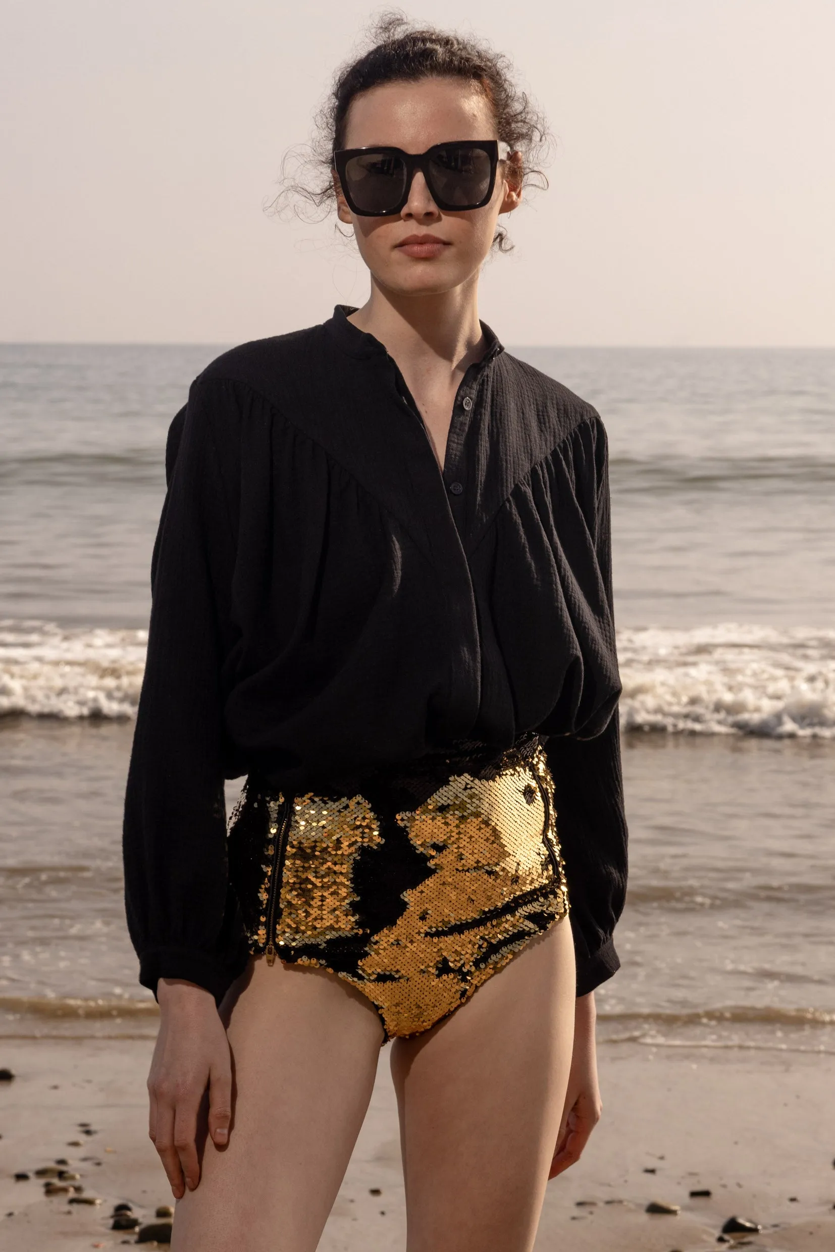 Neptune Bottom - Black & Gold - Image 3