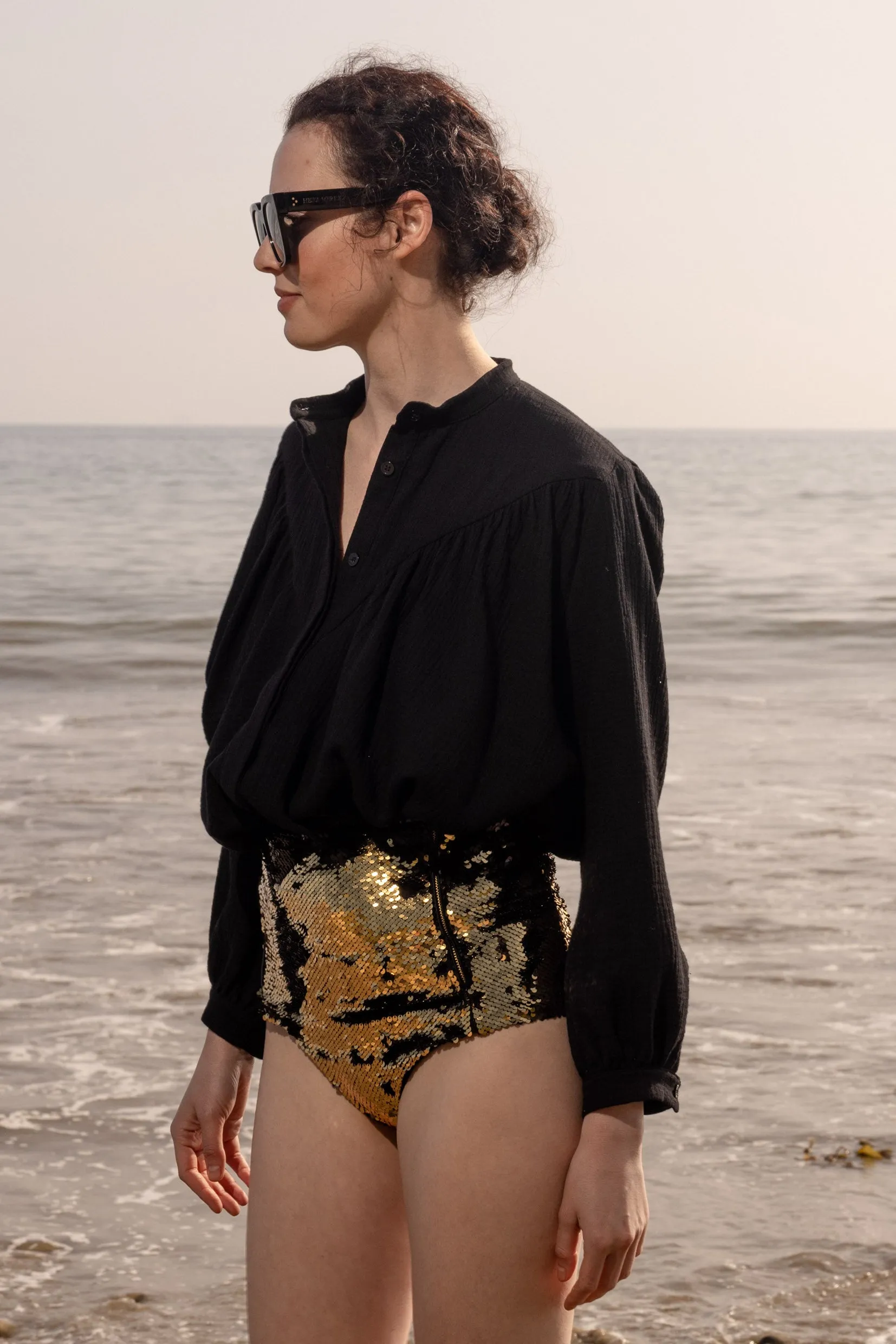 Neptune Bottom - Black & Gold - Image 4