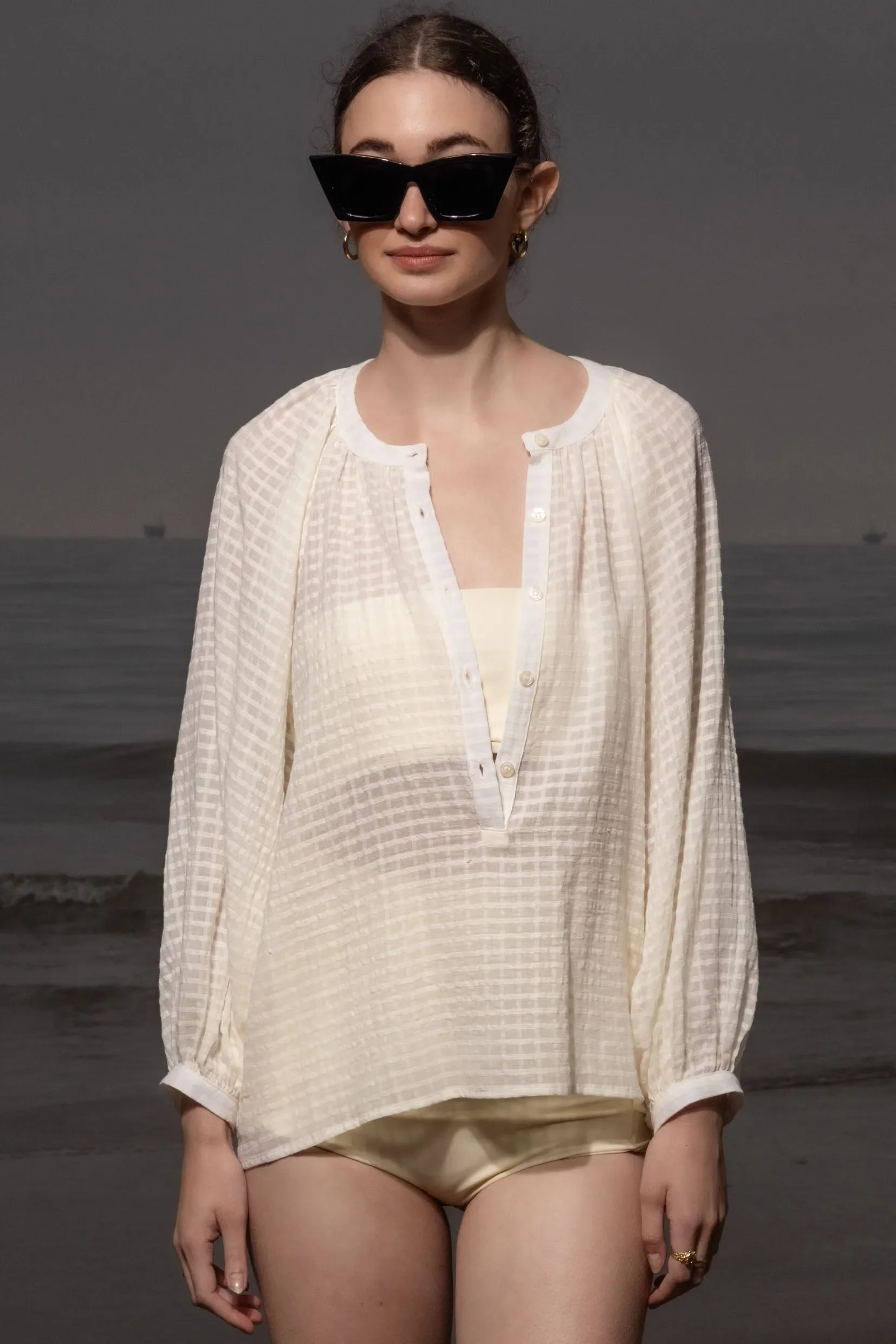 Pia Blouse - Cream