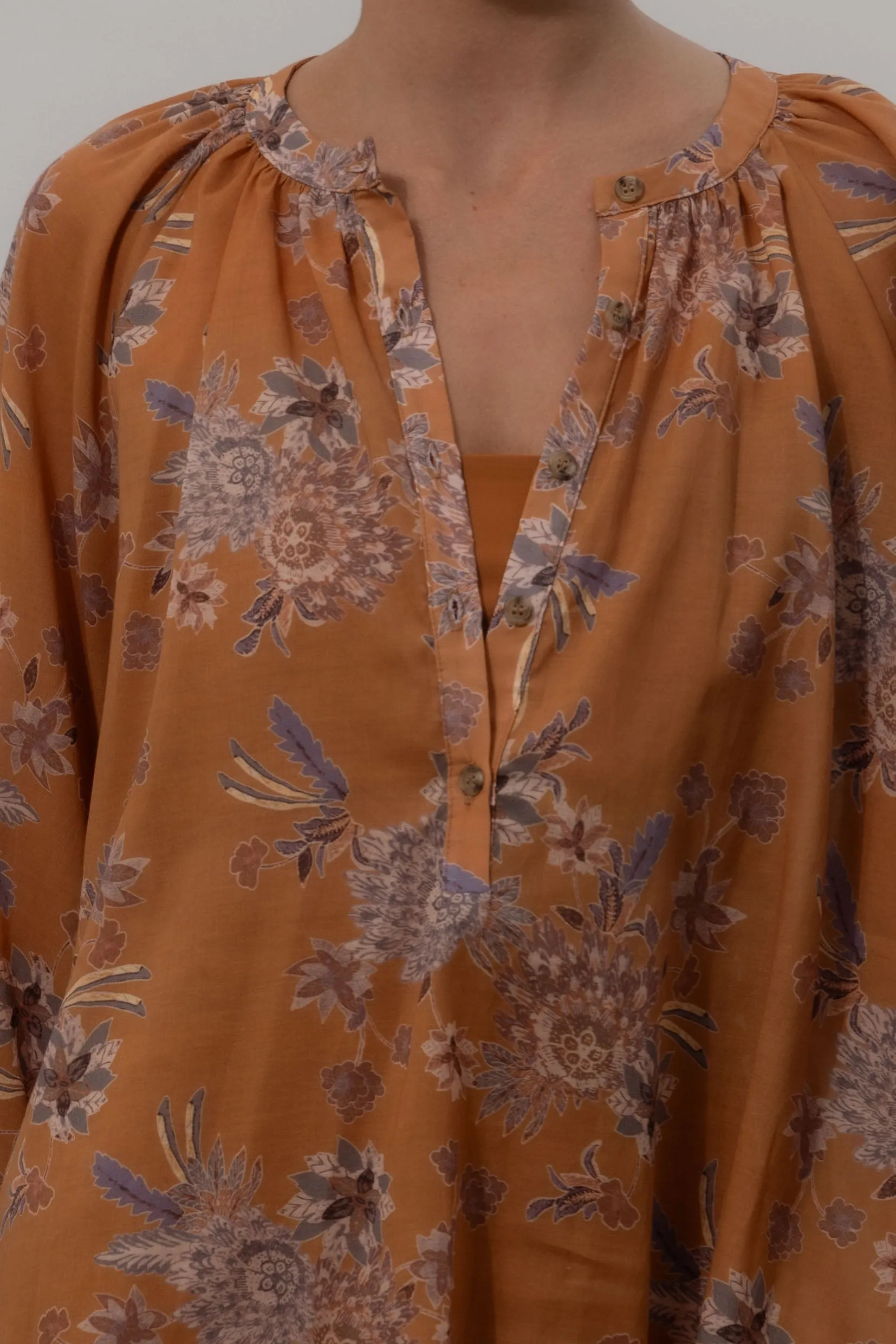 Pia Blouse - Orange Batik - Image 5