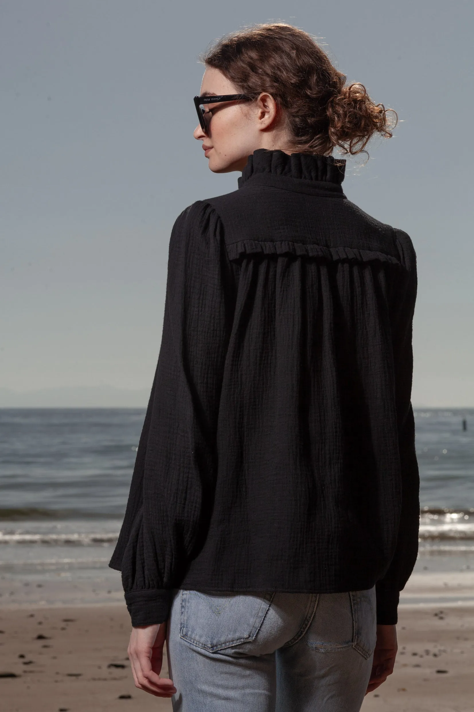 Poet Top - Black - Image 3