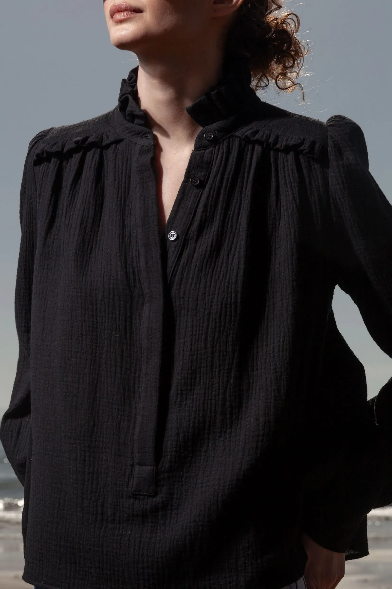 Poet Top - Black - Image 4